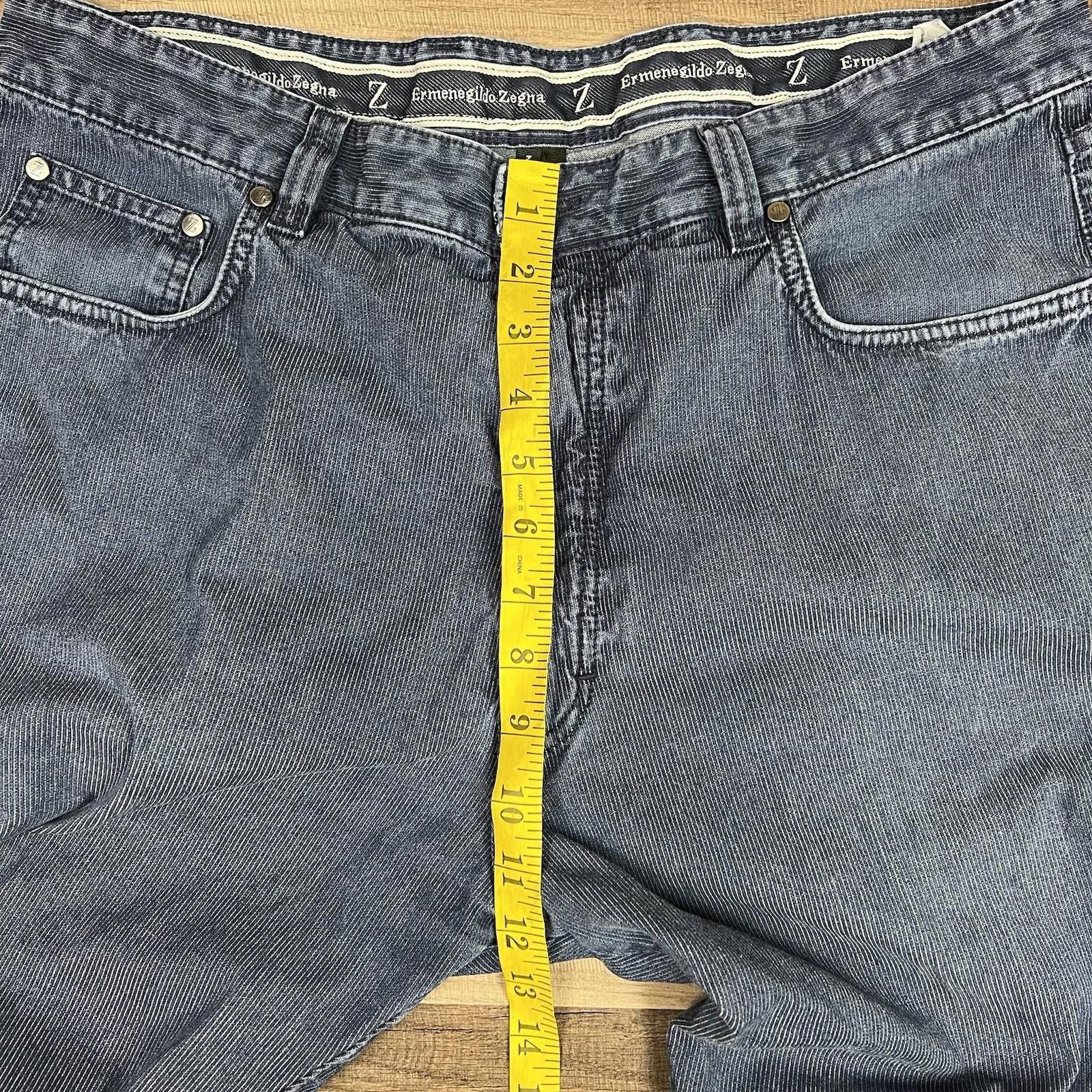 Ermenegildo Zegna Ermenegildo Zegna Jeans Sz 38 Made in Italy Striped 36x27 Size US 38 / EU 54 - 6 Thumbnail