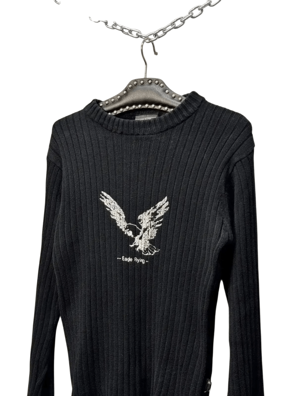 14th Addiction Vintage Y2K Distressed Striped Sweater Faded knit Y2K Effect Size US M / EU 48-50 / 2 - 2 Thumbnail