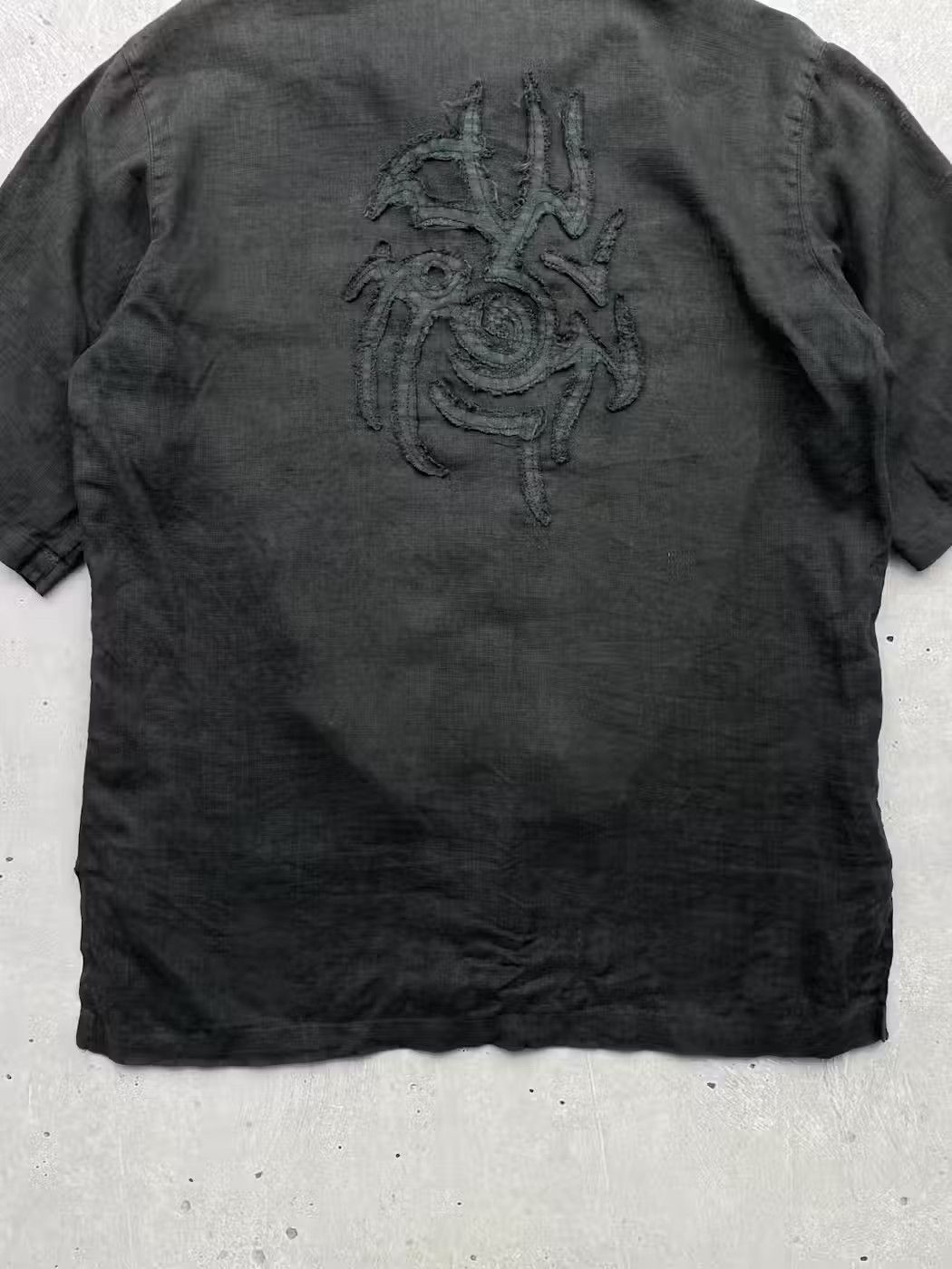 Japanese Brand Vintage Linen Dragon Shirt Size US M / EU 48-50 / 2 - 8 Thumbnail