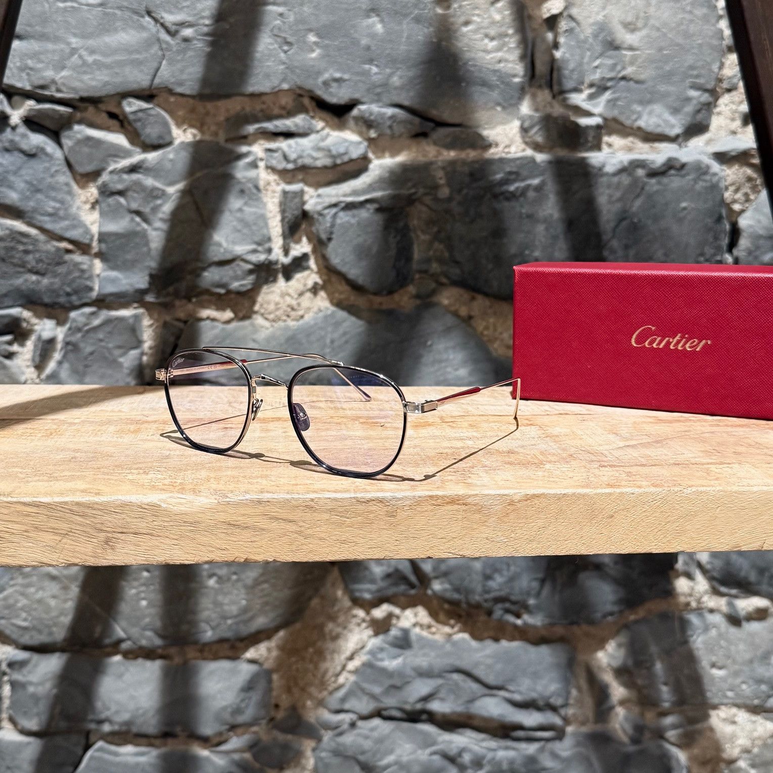 Cartier Cartier CT0251S C De Cartier Titanium Photocromatic Glasses Size ONE SIZE - 1 Thumbnail