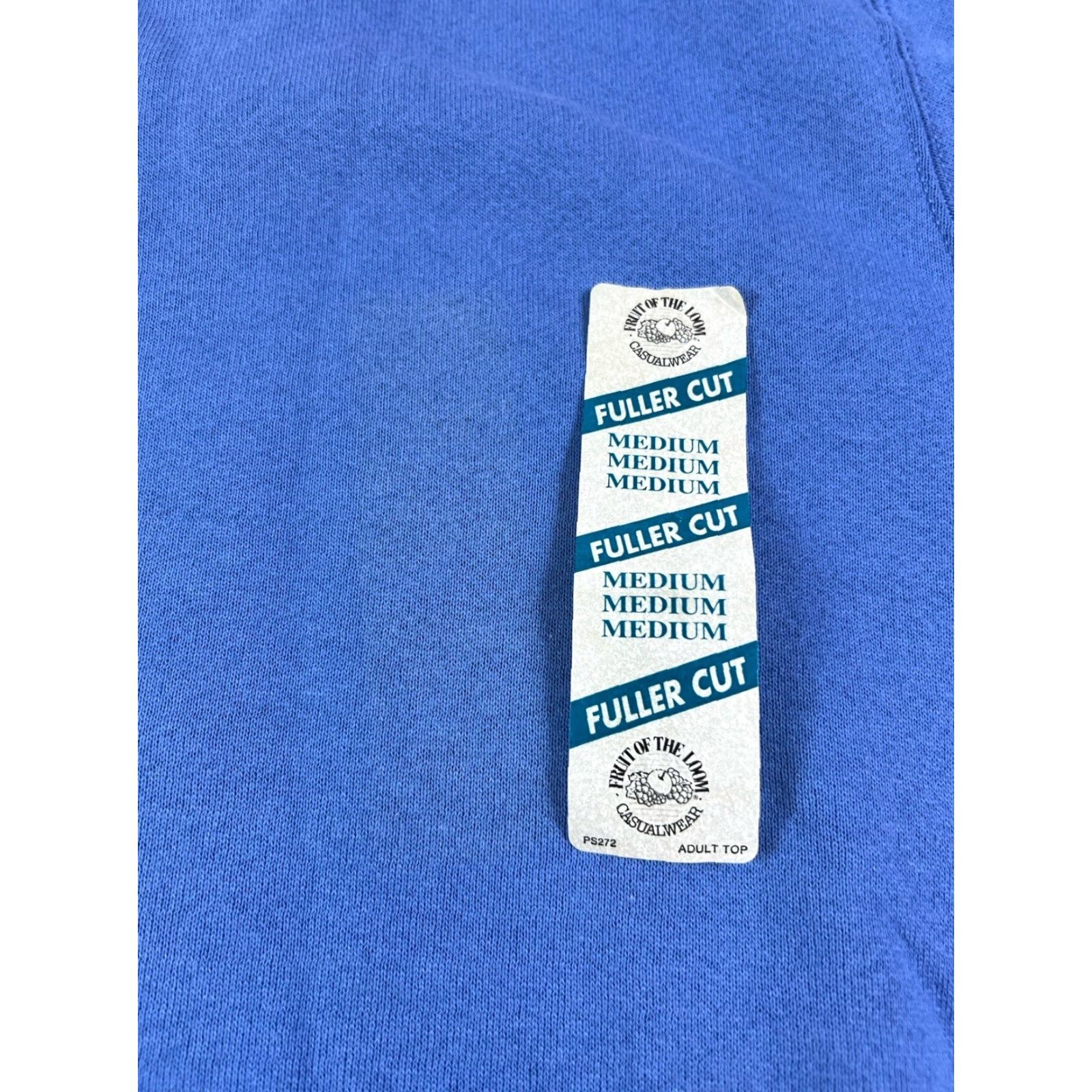 Fruit Of The Loom VINTAGE Fruit of the Loom Sweatshirt Crewneck Women’s M Blue Raglan Sleeve With Tags 90s USA USA 90s Size M / US 6-8 / IT 42-44 - 5 Thumbnail