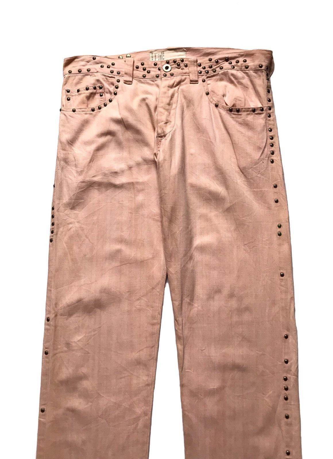 Designer × Nozomi Ishiguro NOZOMI ISHIGURO PUNK STYLE BUTTON SPARK TROUSER PANTS Size US 32 / EU 48 - 2 Thumbnail