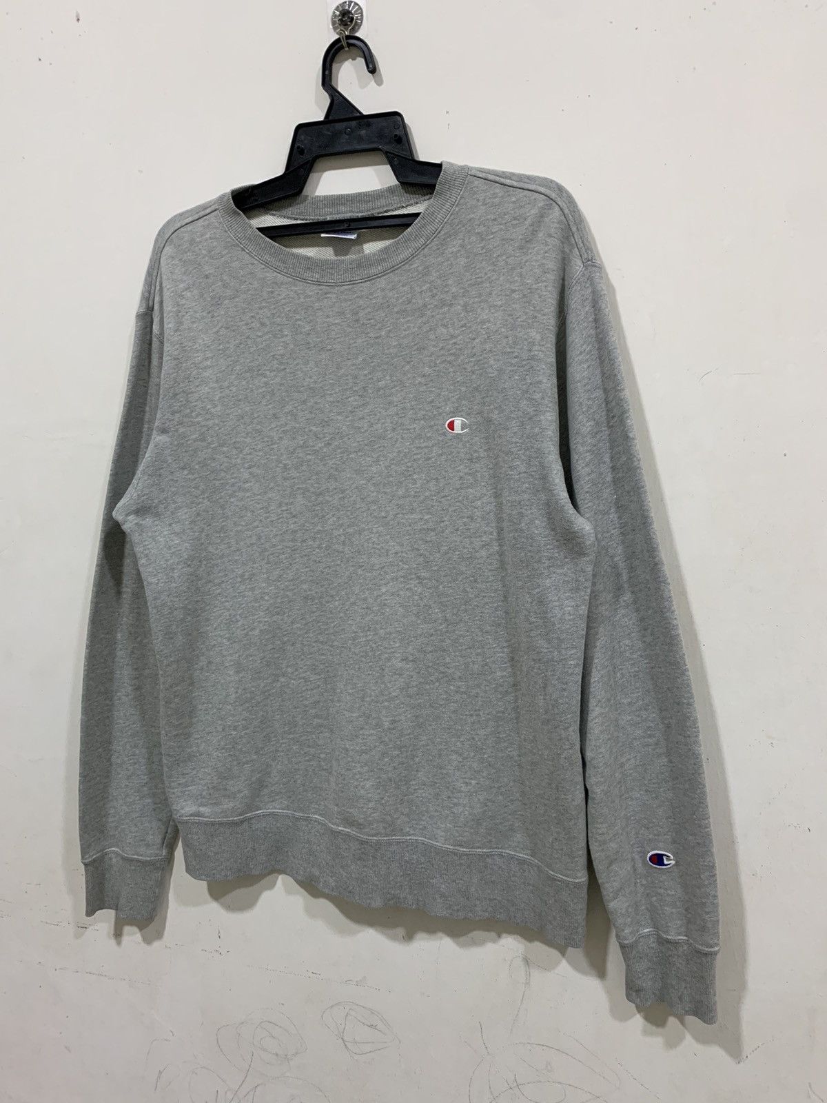 Champion × Japanese Brand × Vintage Champion Plain Grey XL Size US XL / EU 56 / 4 - 3 Thumbnail
