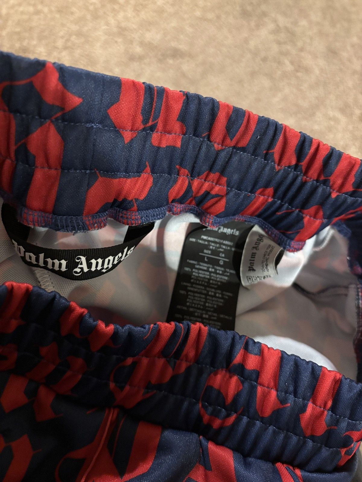 Palm Angels Palm angles blue and red joggers Size US 32 / EU 48 - 3 Thumbnail