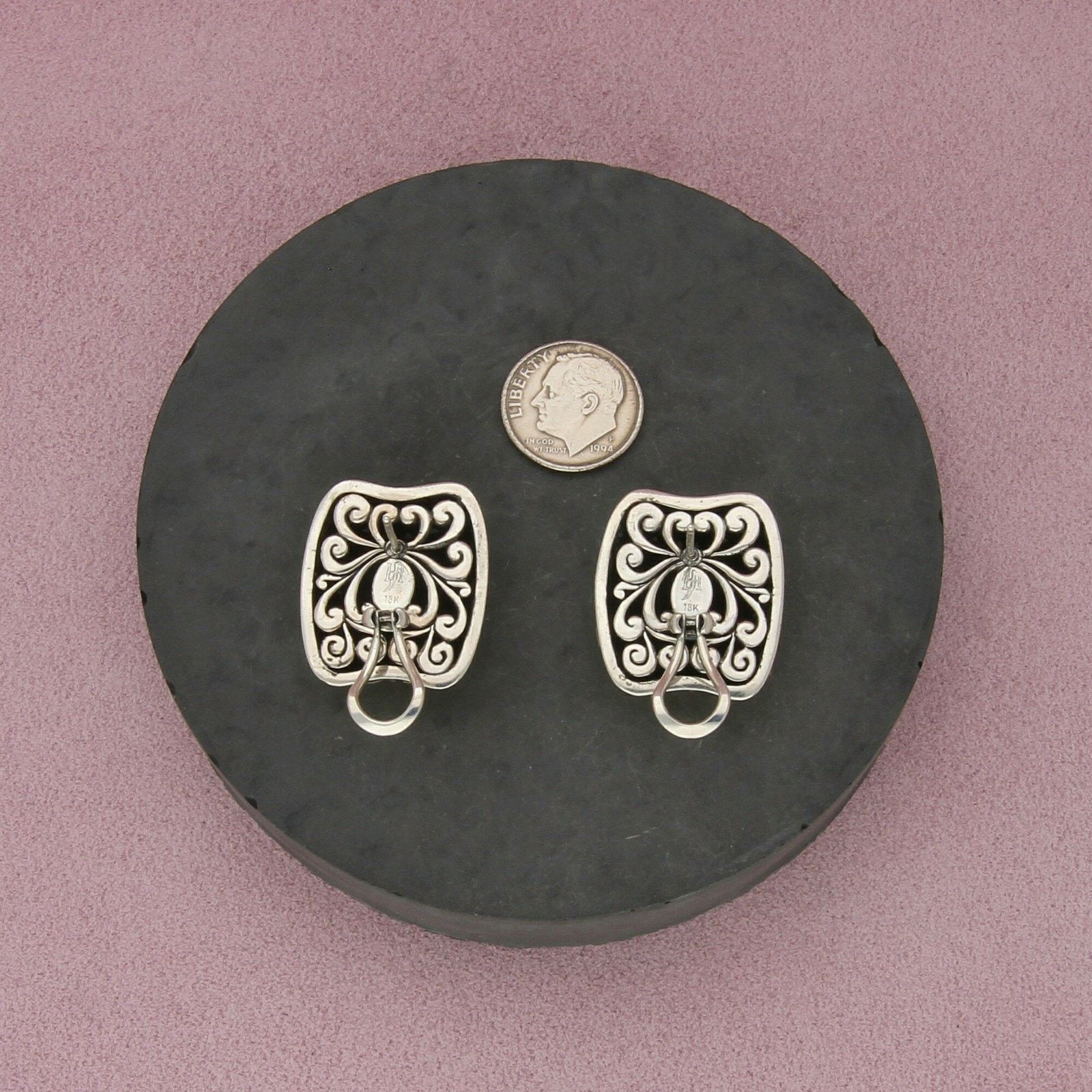 Sterling Silver john hardy sterling silver & 18k gold jaisalmer earrings Size ONE SIZE - 3 Thumbnail