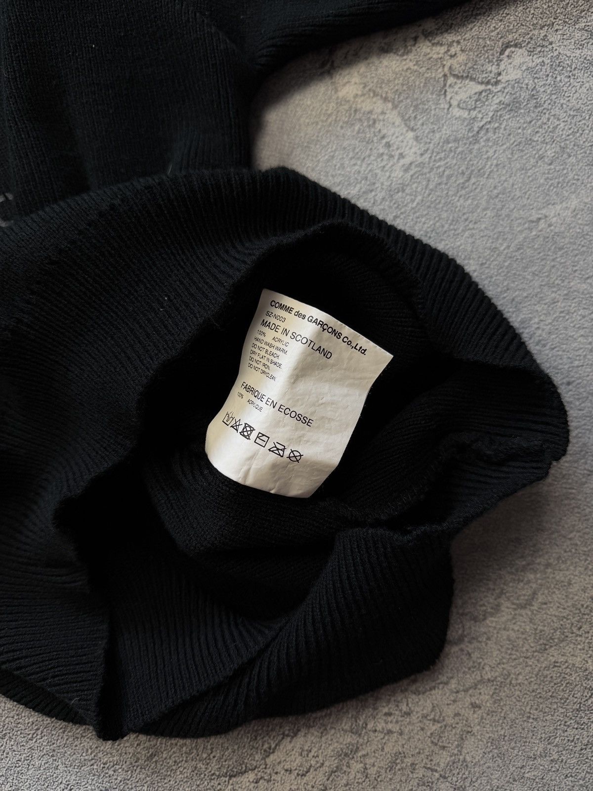 Comme des Garcons CDG Comme Des Garcons Knit Sweater Big Logo Y2K Size US XL / EU 56 / 4 - 10 Thumbnail