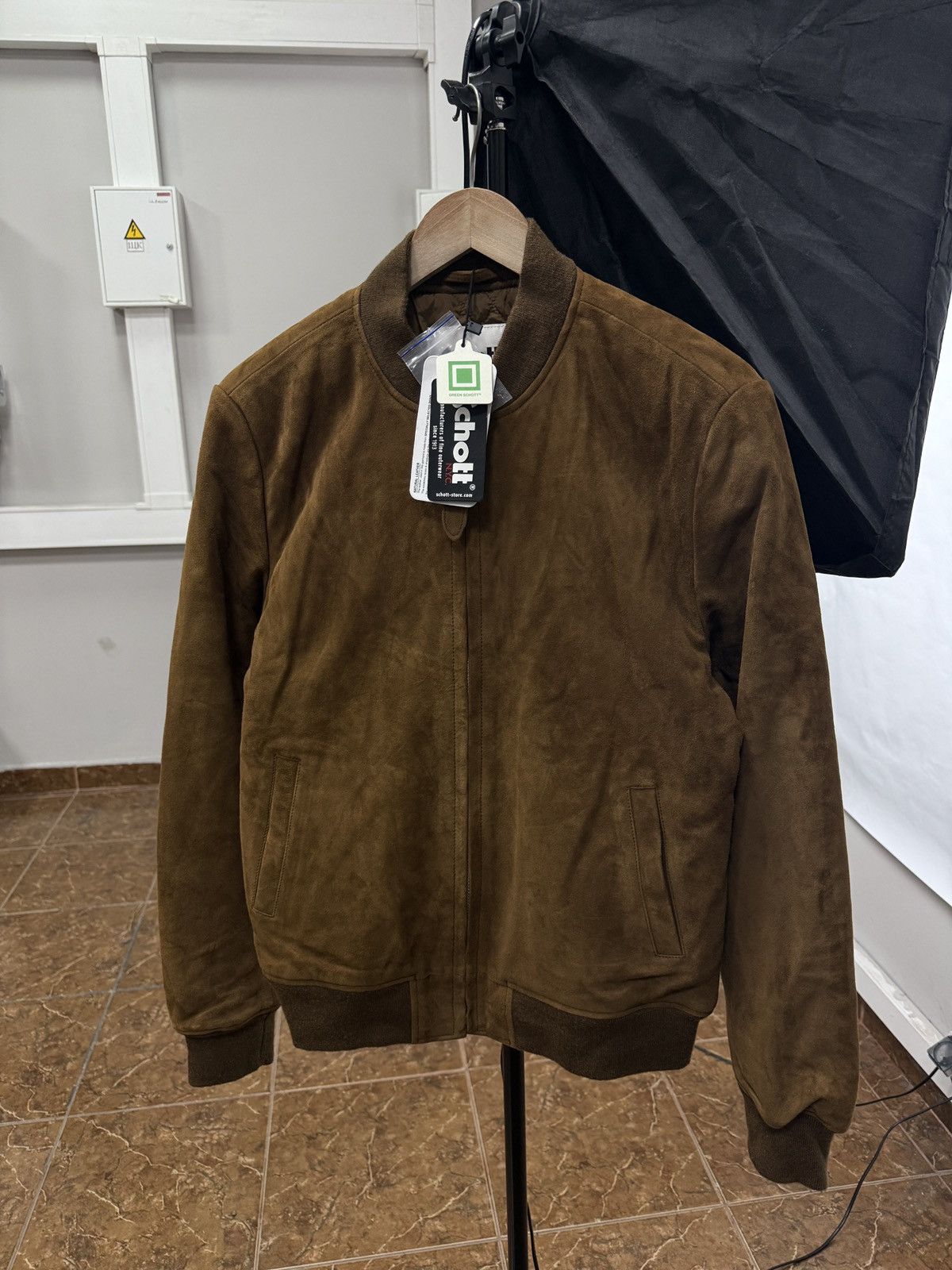 Schott 🇺🇸 NEW❗️Schott NYC Suede Leather Bomber Jacket Rust Rare Retro Size US M / EU 48-50 / 2 - 2 Thumbnail