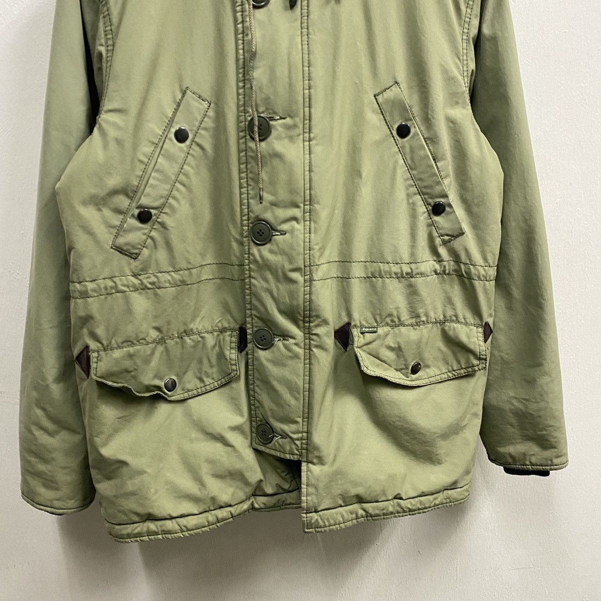 Supreme 🔥Supreme N-3B Parka Cotton Waxed Jacket Size US S / EU 44-46 / 1 - 5 Thumbnail