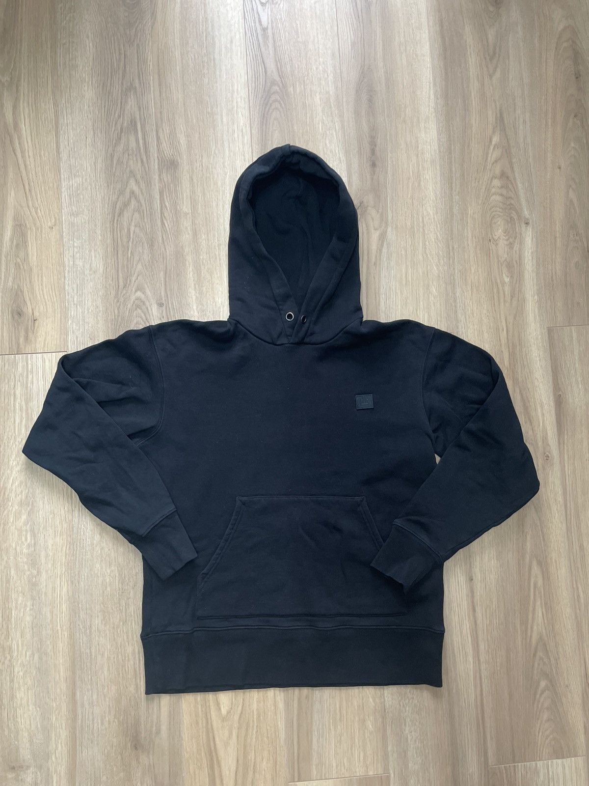 Acne Studios Black hoodie Acne Studios Ferris Face smal logo hype Size US XXS / EU 40 - 1 Thumbnail