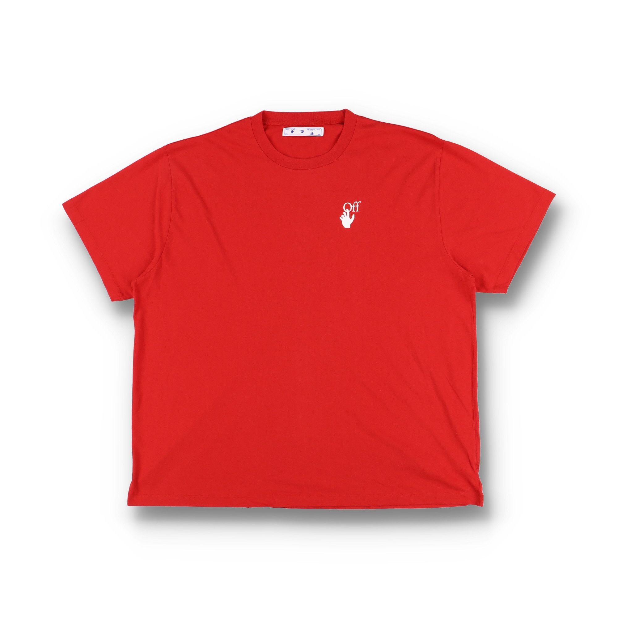 Off-White Red Pascal Skeleton Arrows Oversized T-Shirt Size US XXL / EU 58 / 5 - 5 Thumbnail