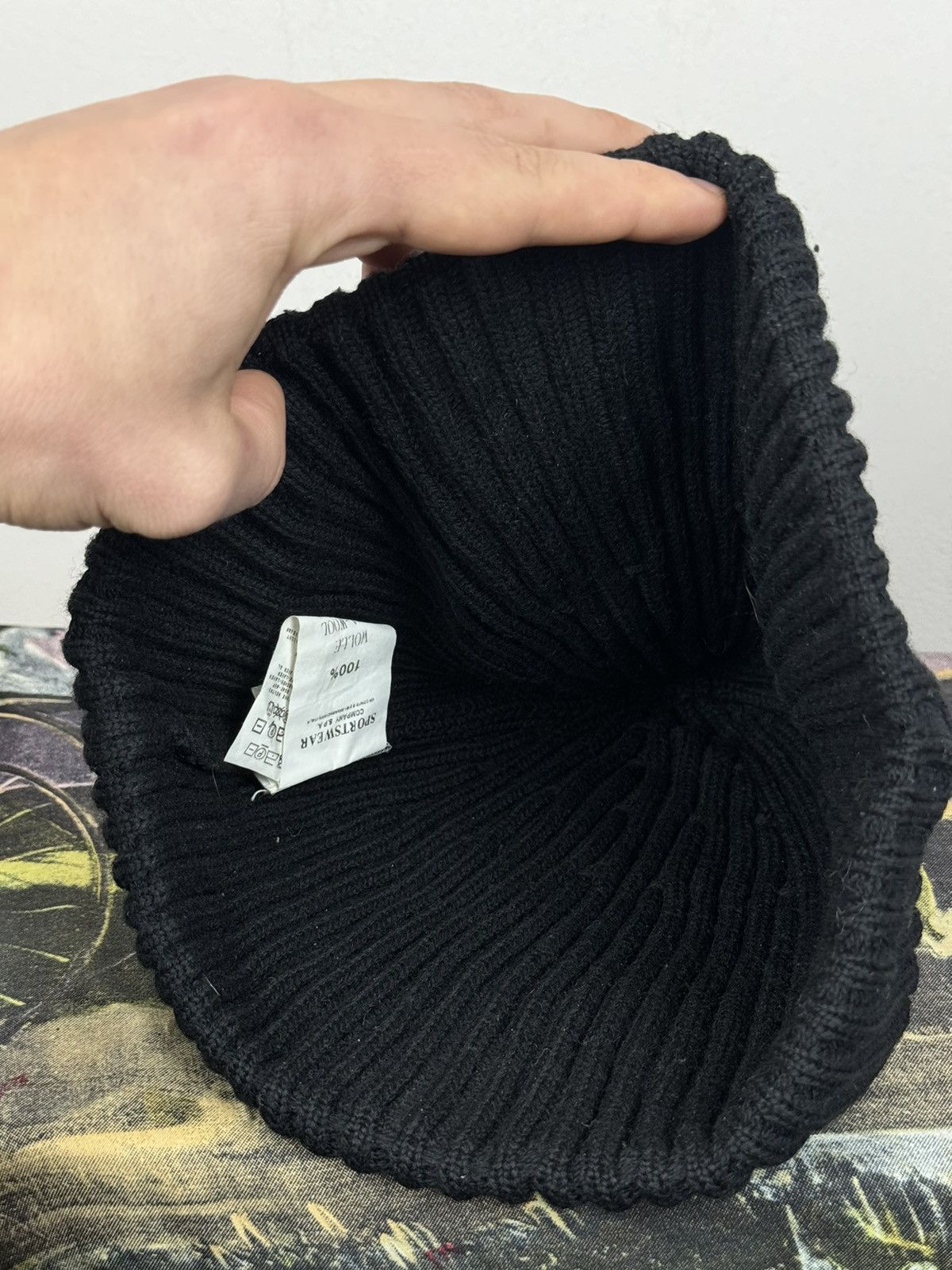 Stone Island Vintage rare wool hat Stone Island 2005 original casual item Size ONE SIZE - 3 Thumbnail