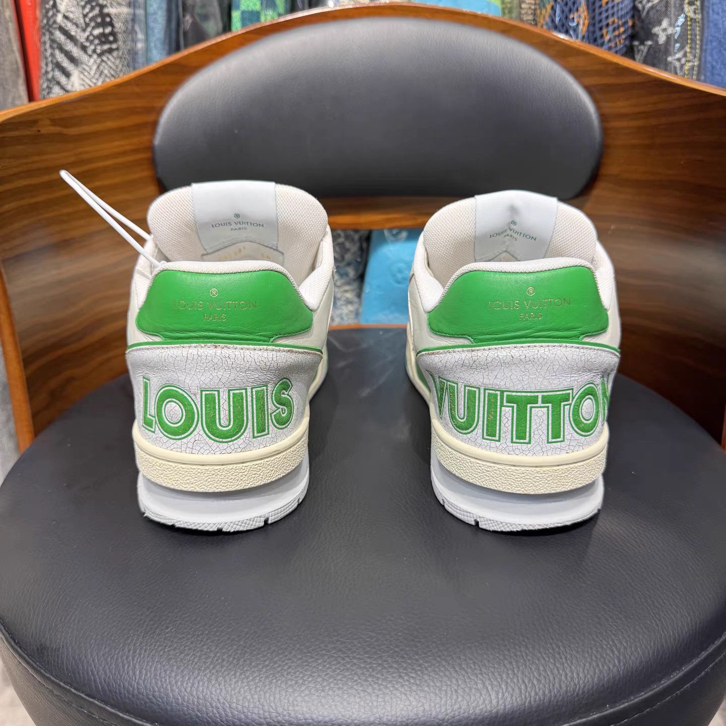 Louis Vuitton Louis Vuitton LV Trainer Velcro Strap Sneakers K15 Size US 6.5 / IT 36.5 - 3 Thumbnail