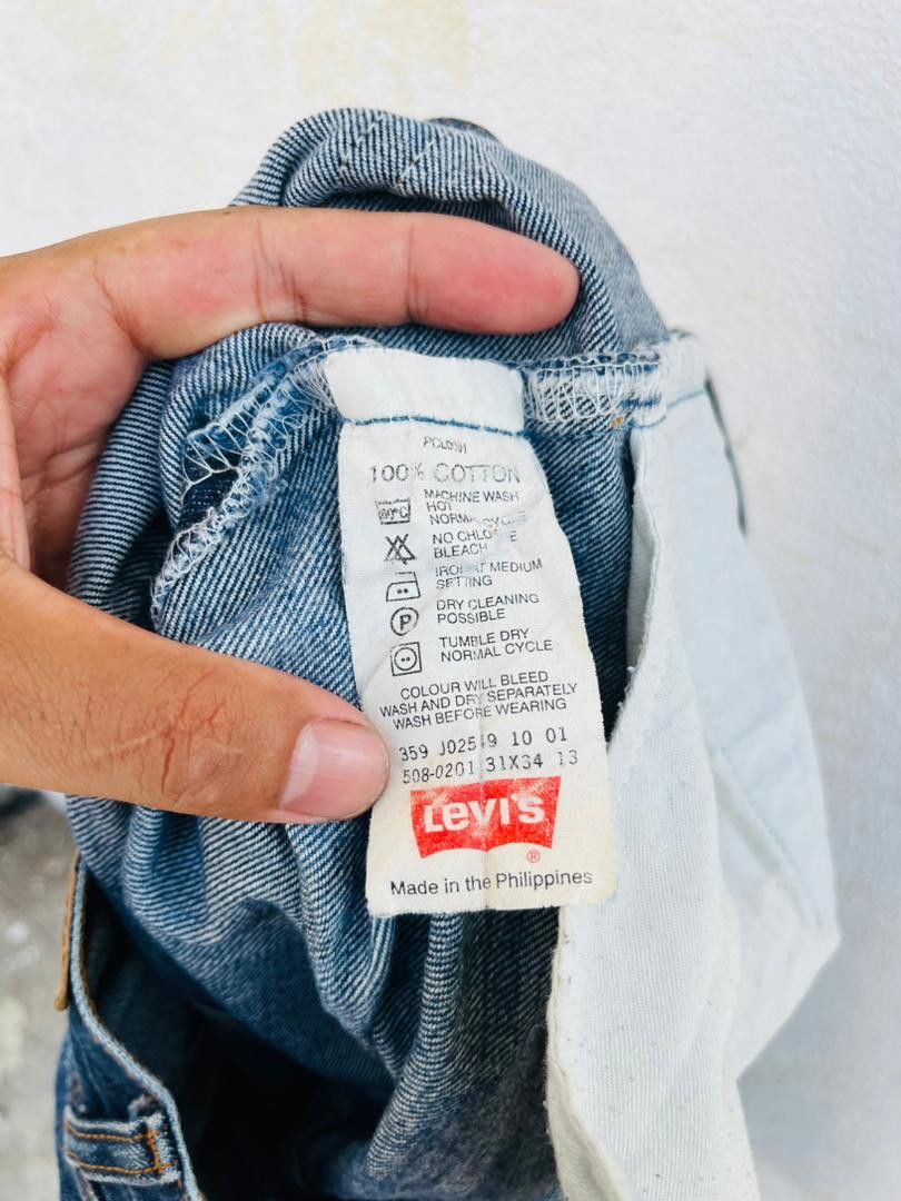 Levi's Vintage Clothing × Vintage Vintage Levis Distressed Japanese Designer Fashion Style Size US 30 / EU 46 - 11 Thumbnail