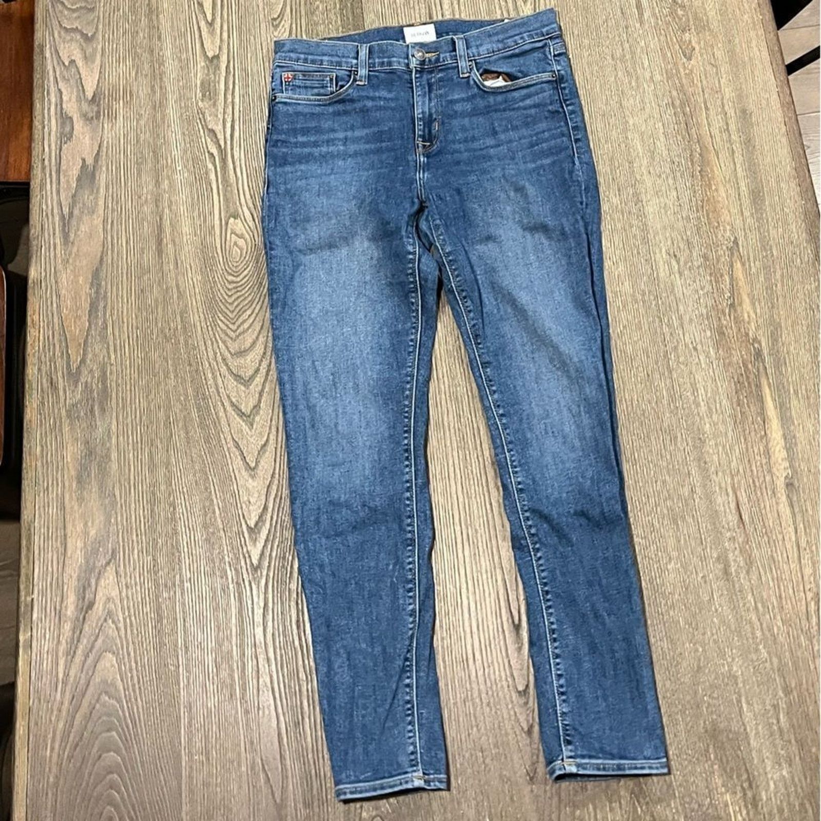Hudson Hudson Natalie Super Skinny Jeans Mid-Rise Whisker Size 28 Size 28" / US 6 / IT 42 - 1 Thumbnail