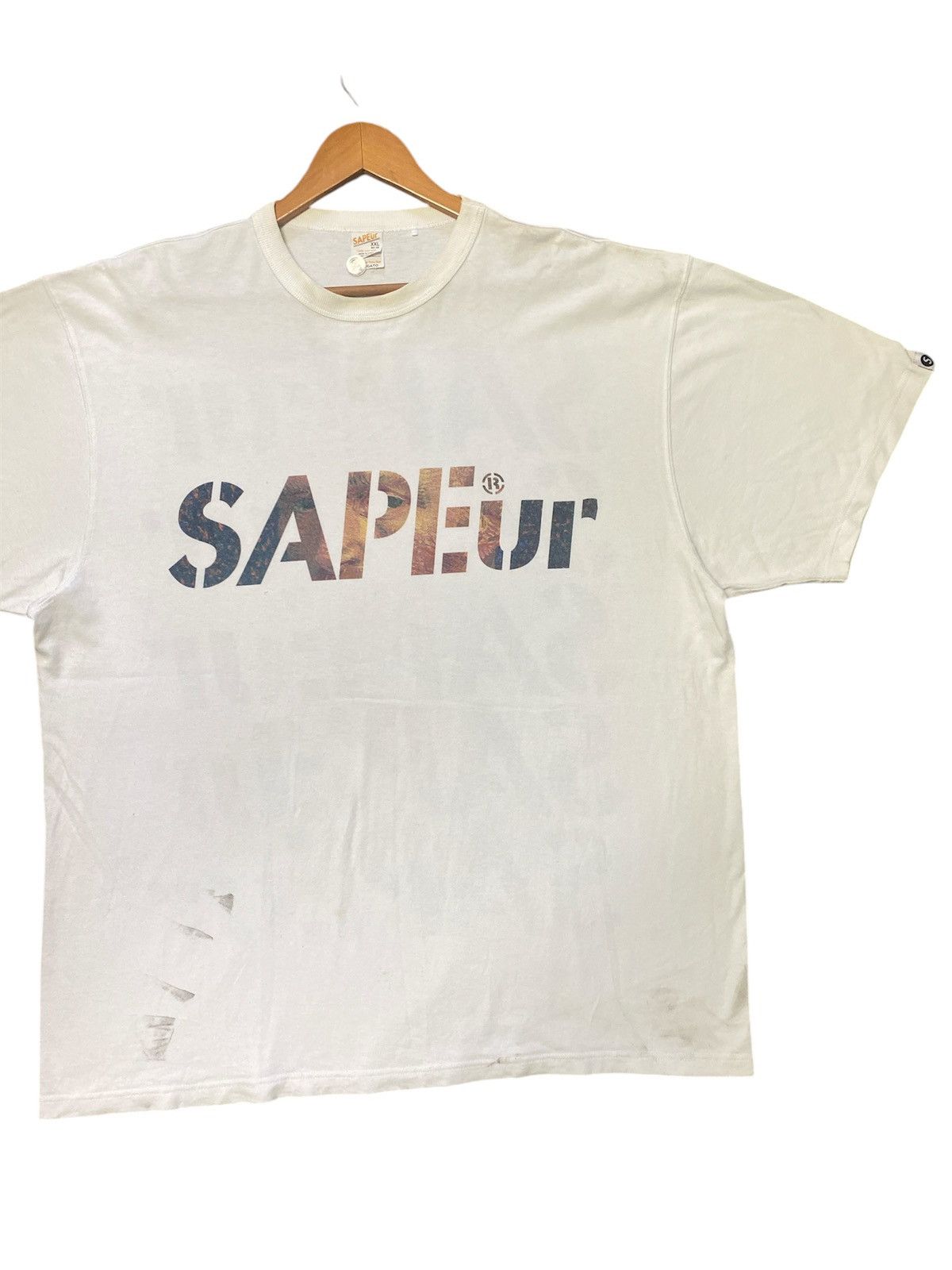Japanese Brand × Vintage 💥RARE💥VINTAGE SAPEur MONA LISA SHIRT TEE🔥 Size US XXL / EU 58 / 5 - 8 Thumbnail