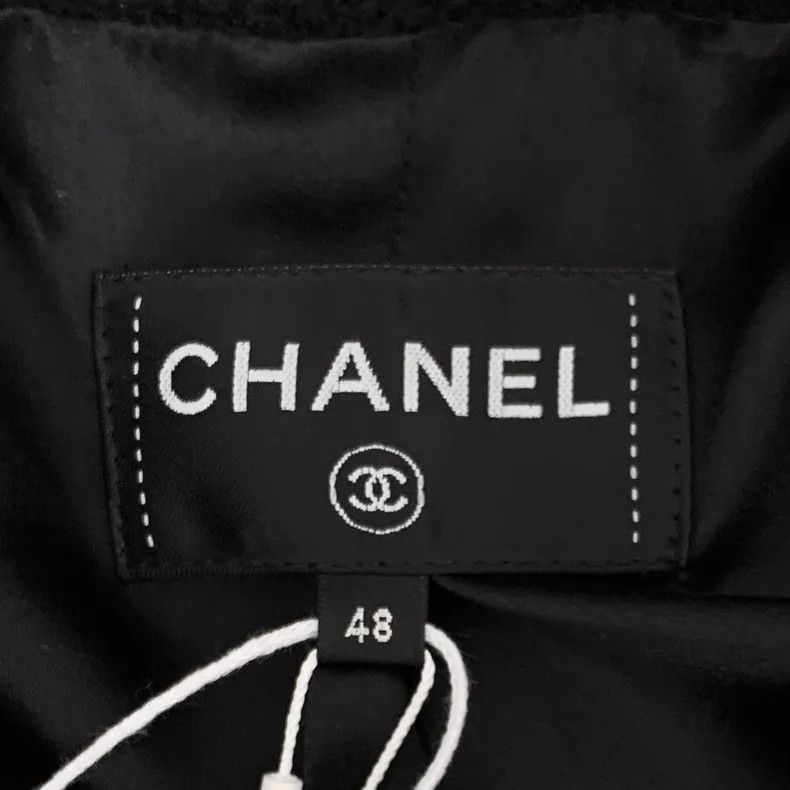 Chanel Chanel 25K black woven sequin tweed wool lapel single-brea Size XL / US 12-14 / IT 48-50 - 6 Thumbnail