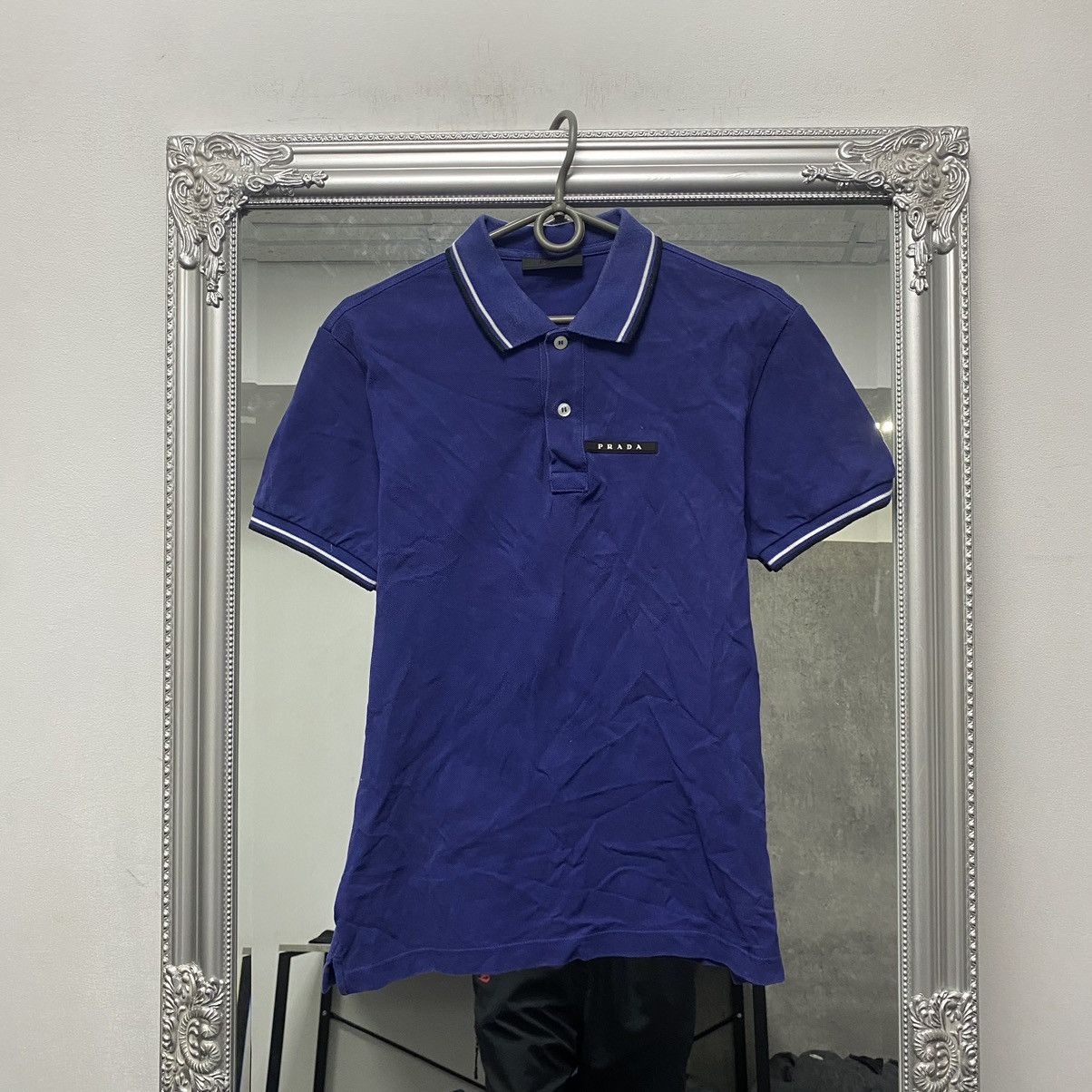 Prada Vintage Prada Polo Shirt Luxury Rare Size US S / EU 44-46 / 1 - 1 Thumbnail
