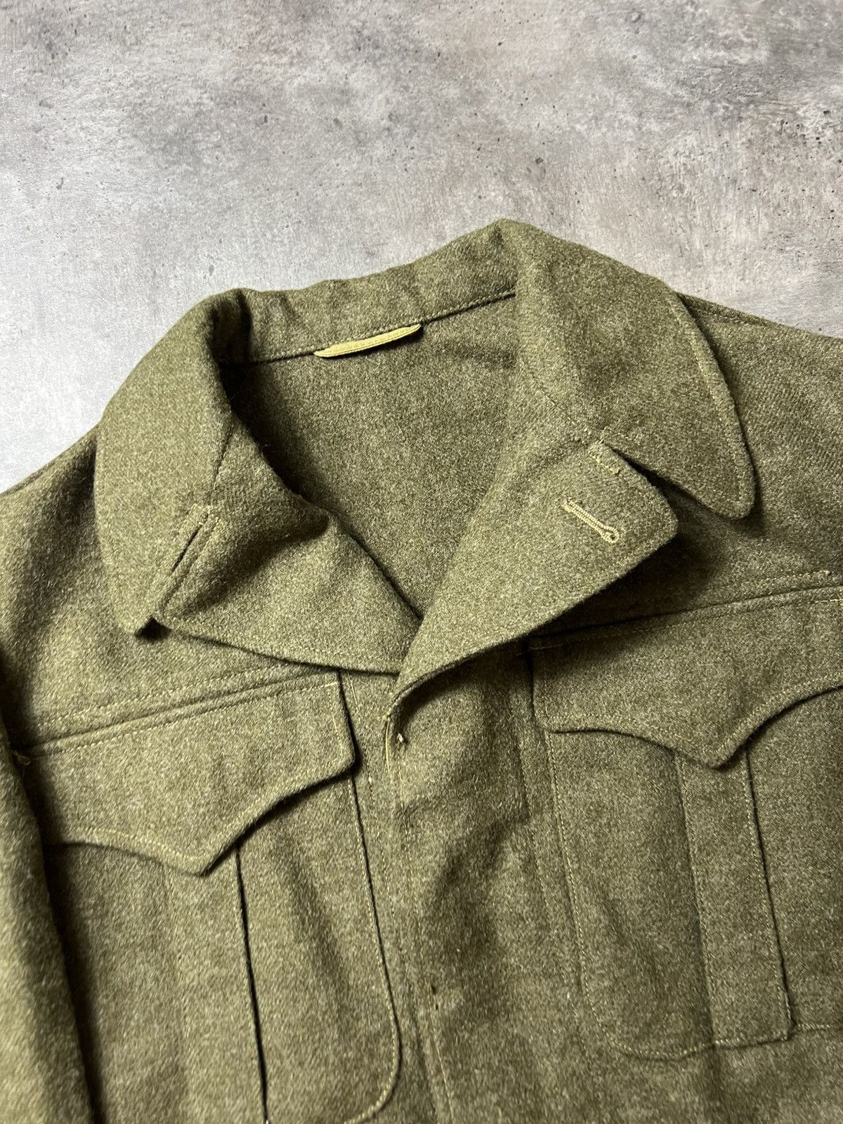 Vintage Vintage WW2 Battle Dress Canadian Army Military Jacket Size US S / EU 44-46 / 1 - 5 Thumbnail