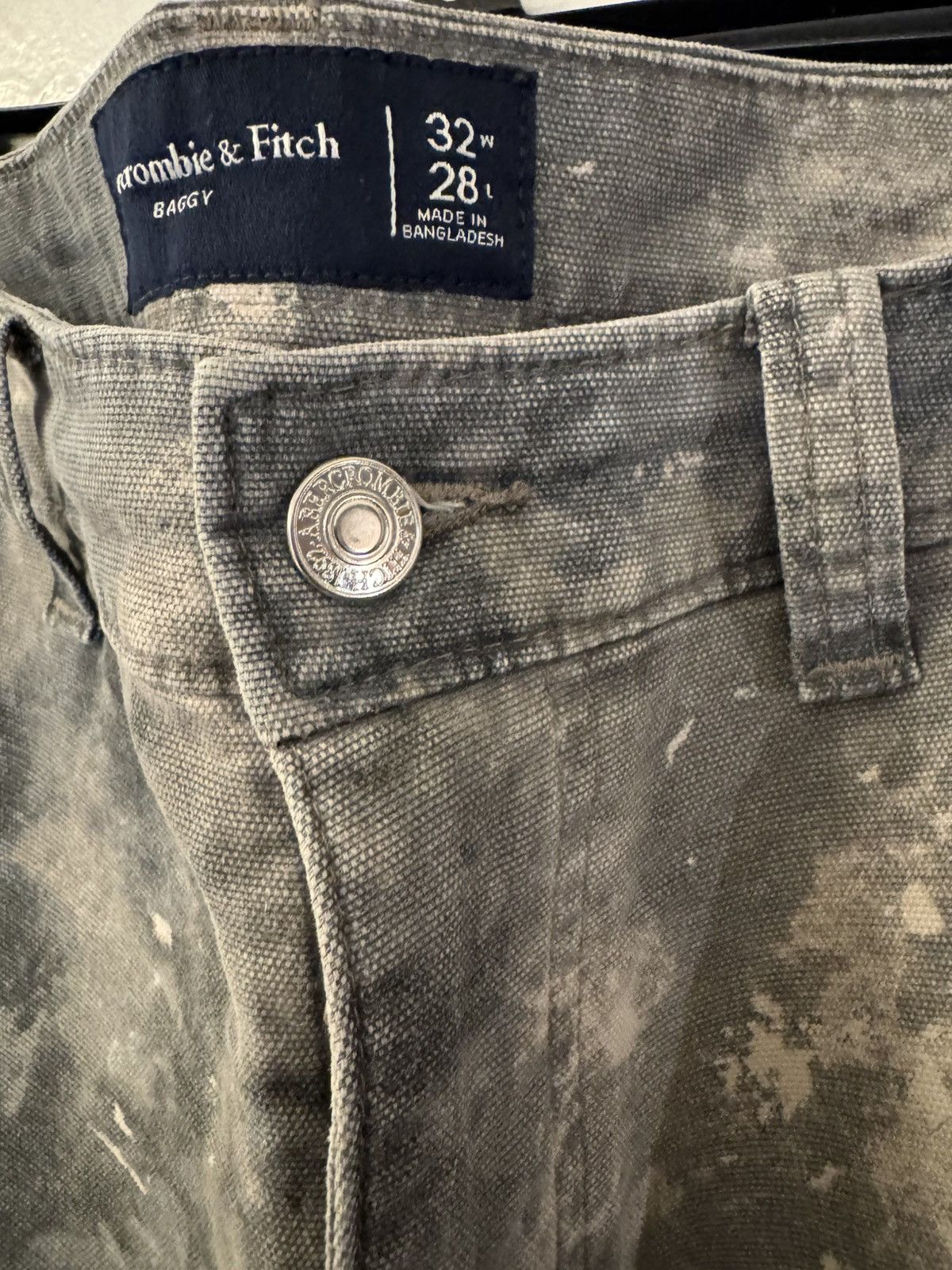 Abercrombie & Fitch Abercrombie & Fitch Loose Work Wear Pants 32x28 Size US 32 / EU 48 - 4 Thumbnail