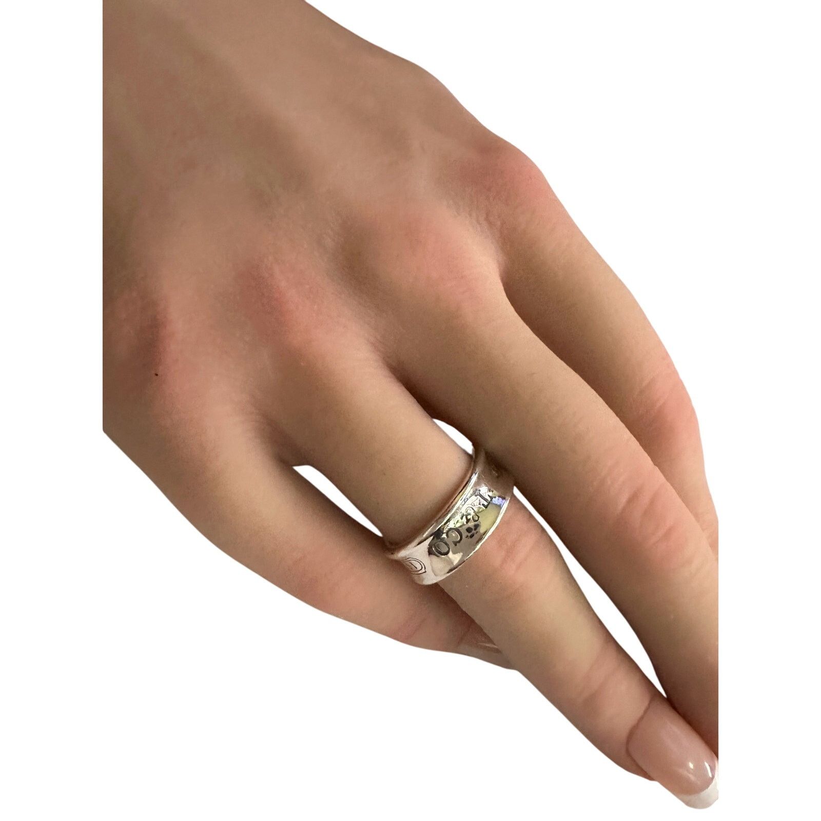 Tiffany & Co. Tiffany & Co Thick 1837 Sterling Silver Ring - Size 5 Size ONE SIZE - 9 Thumbnail