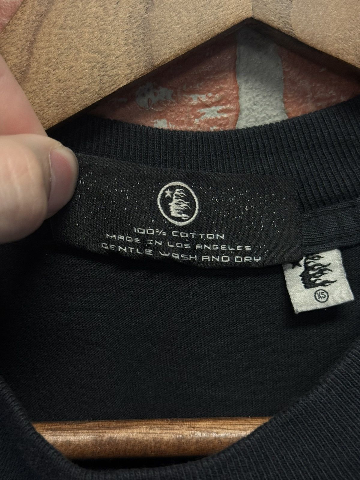 HELLSTAR Hellstar Black Logo Tee Shirt 100% Authentic Size XS Size US XS / EU 42 / 0 - 9 Thumbnail