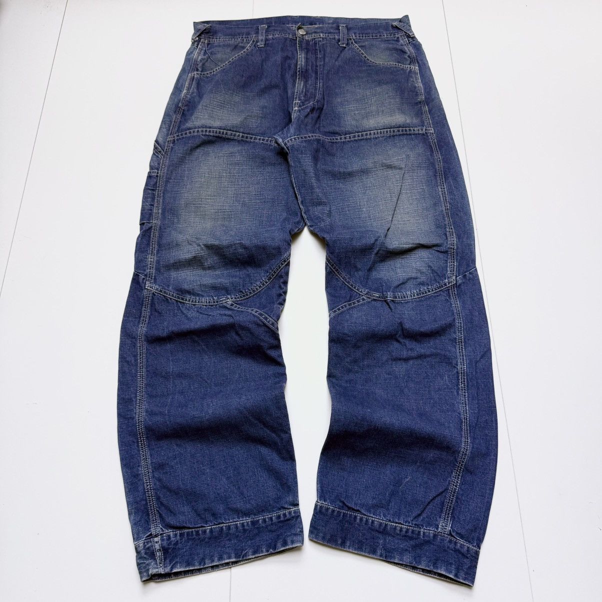 Diesel Vintage diesel carpenter work denim jeans Size US 33 - 2 Thumbnail