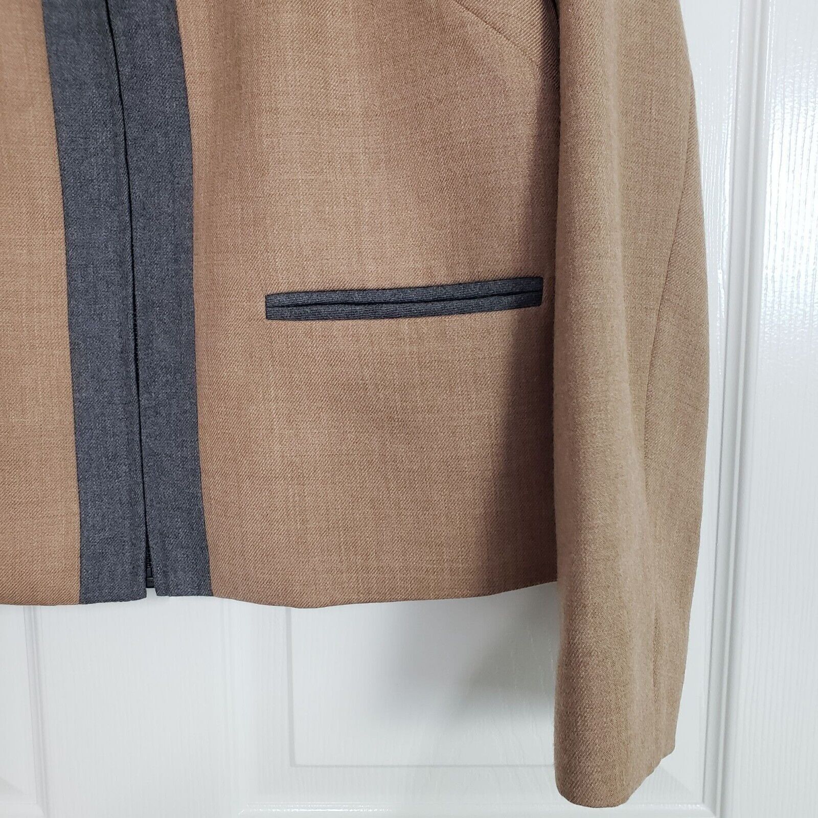 Pendleton Pendleton Virgin Wool Neutral Jacket Womens Size 10 Tan Gray Size L / US 10 / IT 46 - 4 Thumbnail