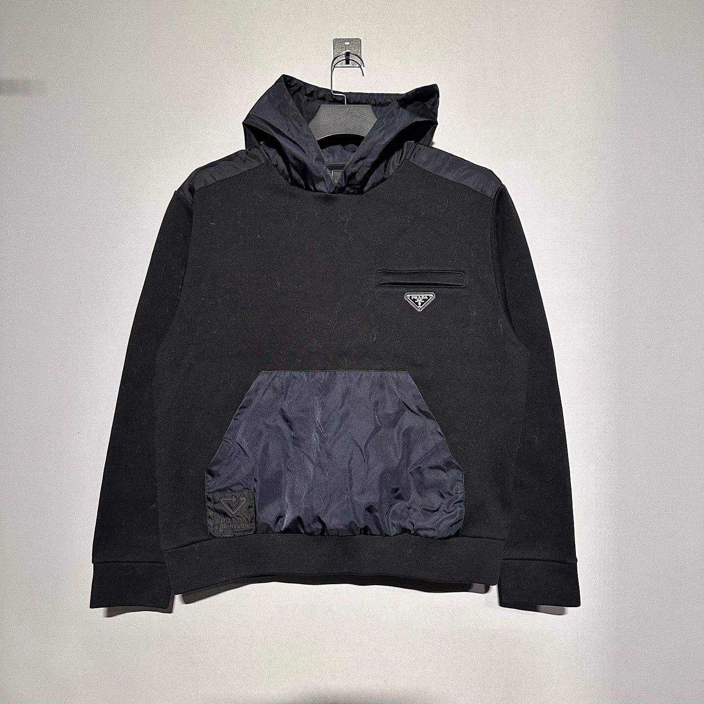 Prada Prada Re-Nylon Hoodie Size L Size US L / EU 52-54 / 3 - 1 Thumbnail