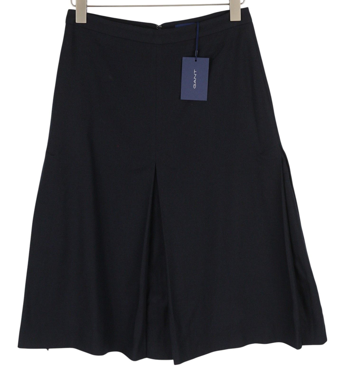 Gant WASHABLE STRETCH WOOL EU40 Dark Blue Pleat Skirt 85355 Size 30" / US 8 / IT 44 - 1 Thumbnail