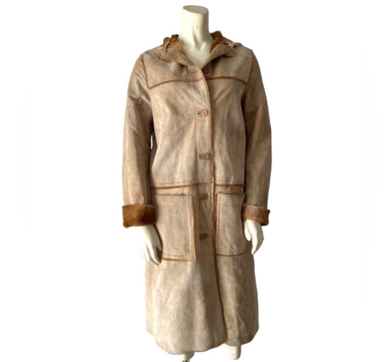Theory Luxury 100% Kangaroo Fur Leather Theory Long Sleeved Jacket Size M / US 6-8 / IT 42-44 - 1 Thumbnail