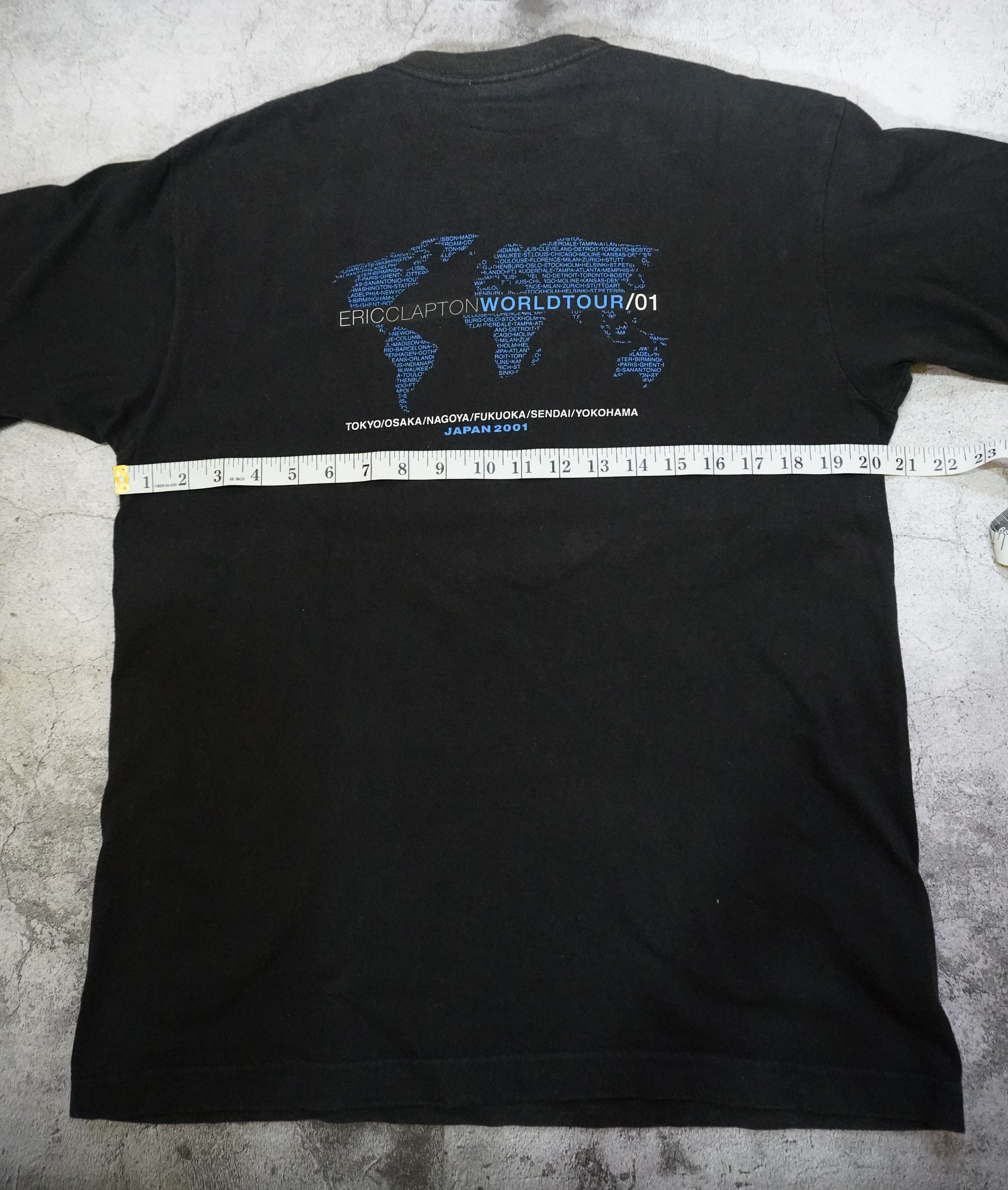 Band Tees Vintage 2001 Eric Clapton Japan Tour T-Shirt Large Size US L / EU 52-54 / 3 - 7 Thumbnail