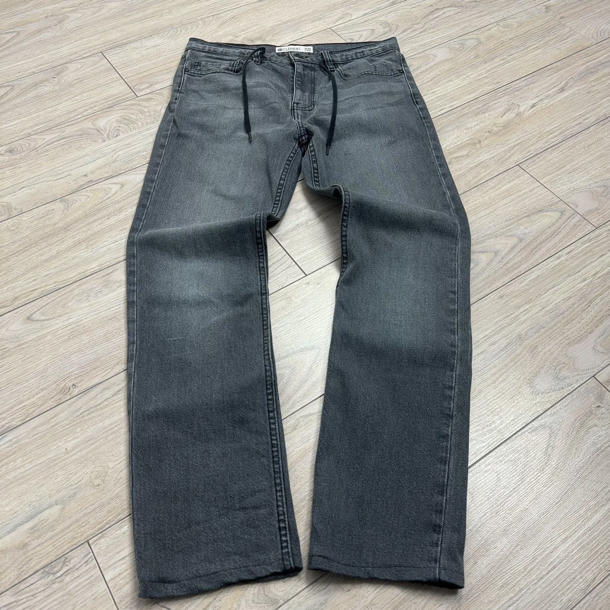 Element Vintage Element Made To Endure Light Wash Skater Denim Jeans Size US 30 / EU 46 - 4 Thumbnail
