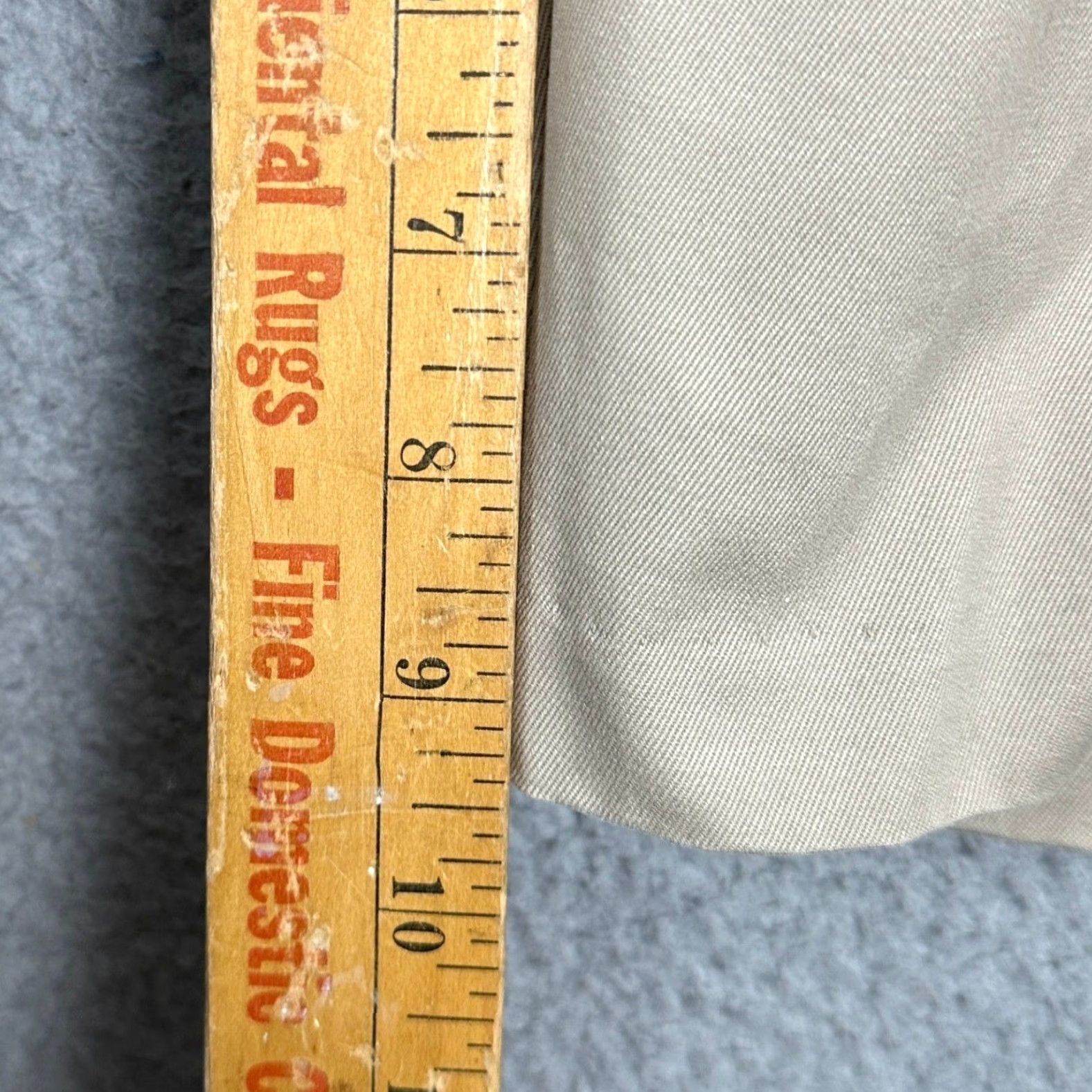 Nordstrom Nordstrom Shorts Mens 35 Tan Beige Khakis Classics Smartcare Flat Front Chinos Size US 35 - 6 Thumbnail