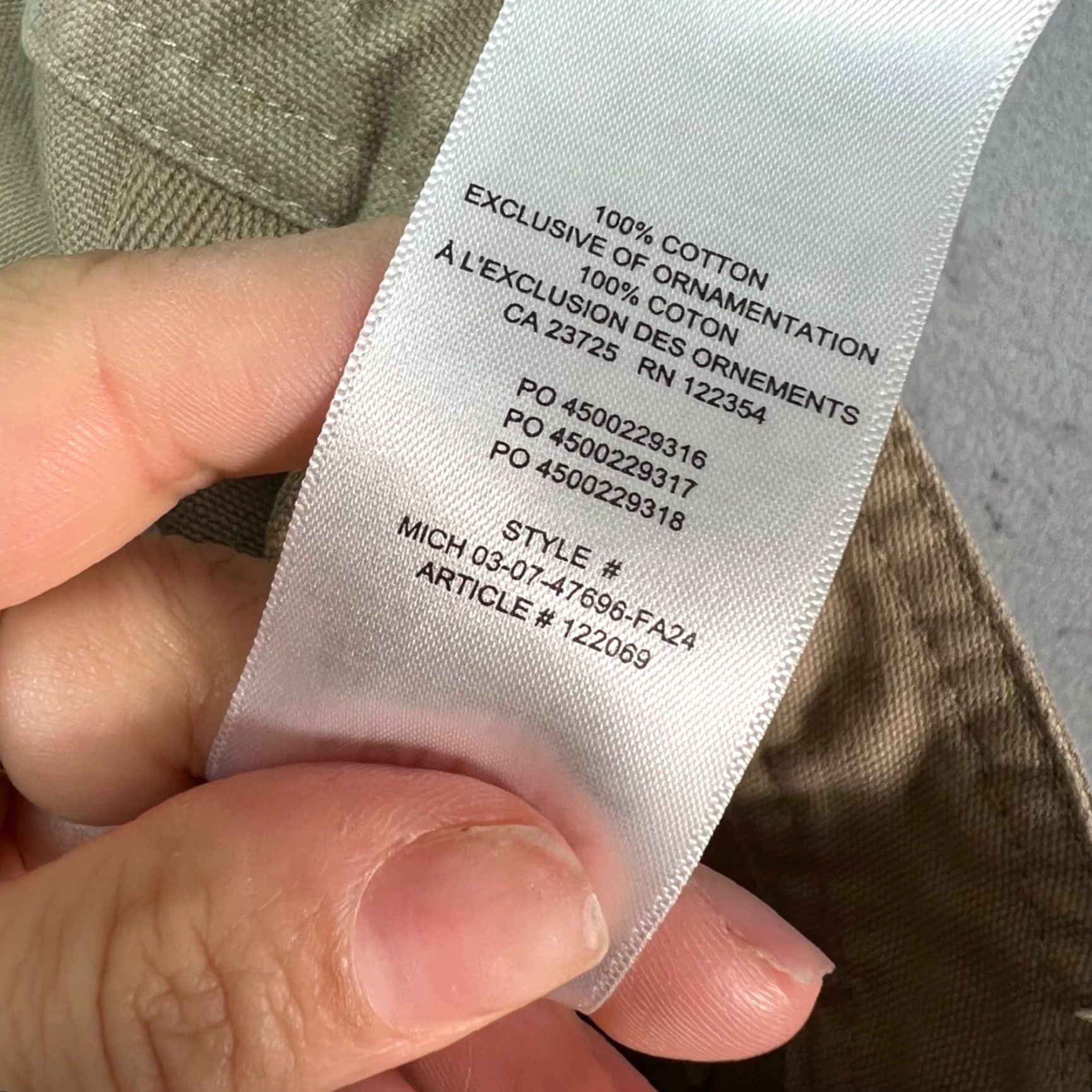 Aritzia Aritzia Skirt Womens 10 Khaki Cotton Mini w/ Pockets Adjustable Waist Vintage? No (Note: Original title did not indicate vintage) Size 32" / US 10 / IT 46 - 4 Thumbnail