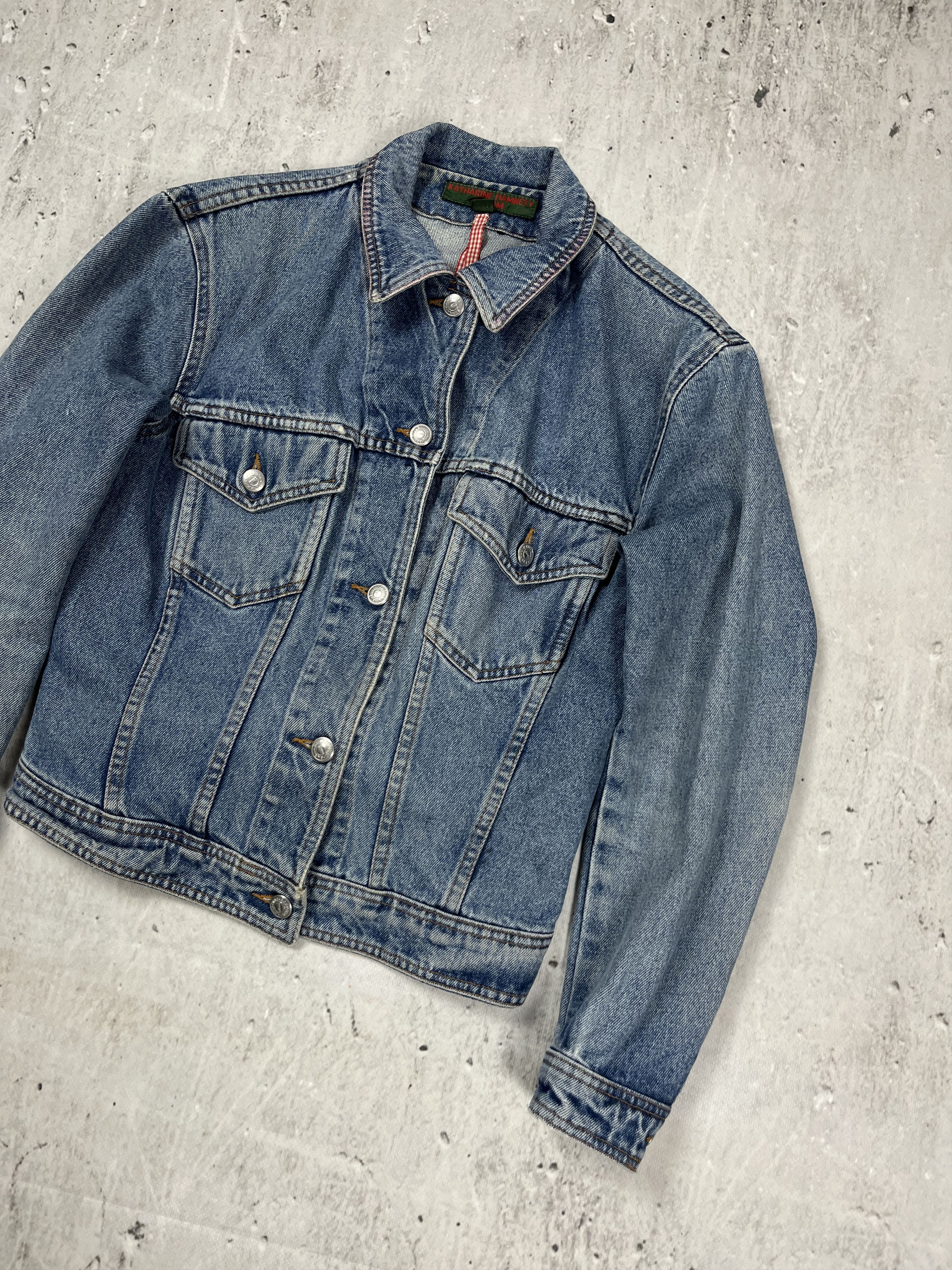 Katharine Hamnett London Katharine Hamnett Denim Jacket Vintage 1980 Size M / US 6-8 / IT 42-44 - 2 Thumbnail