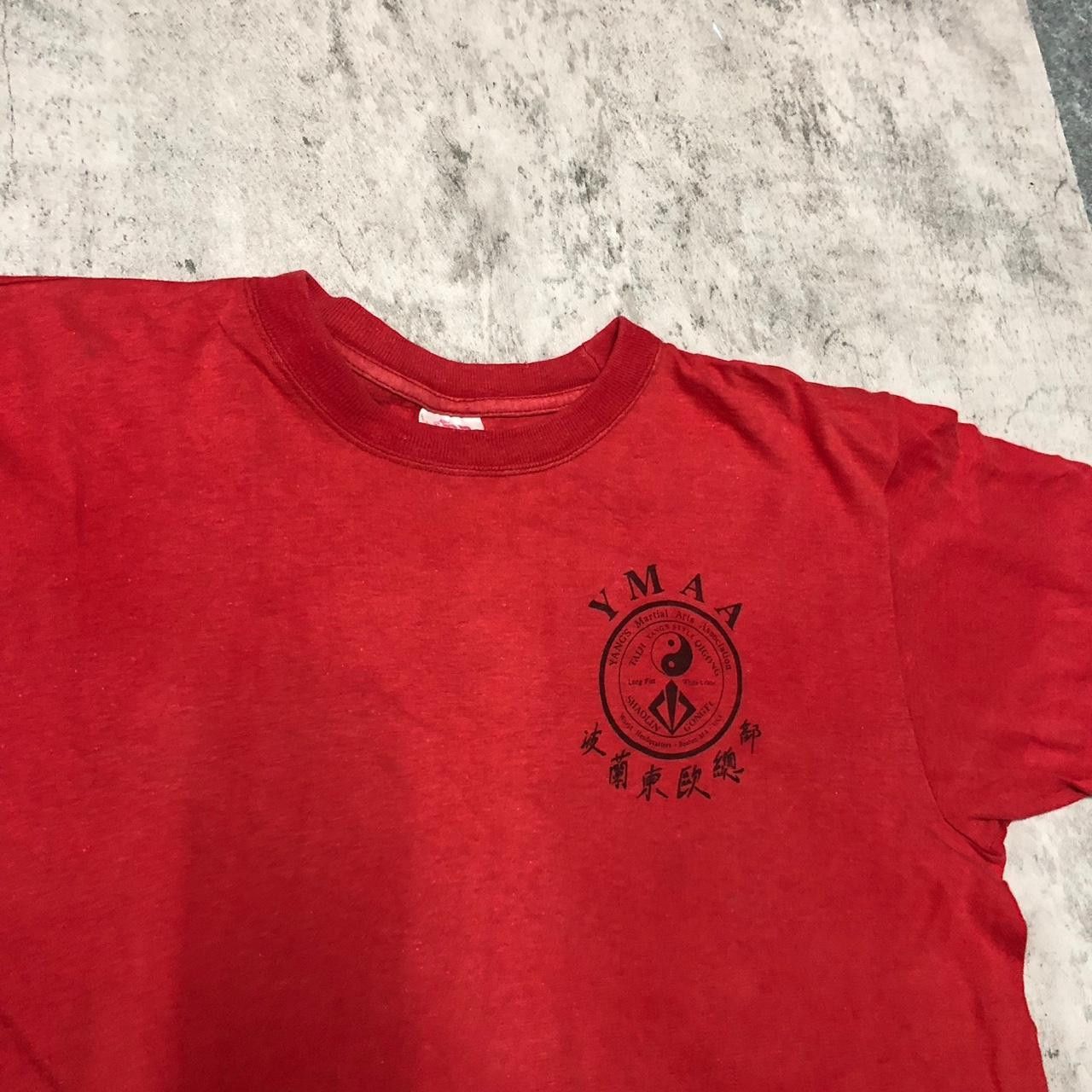 Other Red vintage 90s YMCA T-shirt tshirt Size US XL / EU 56 / 4 - 2 Thumbnail