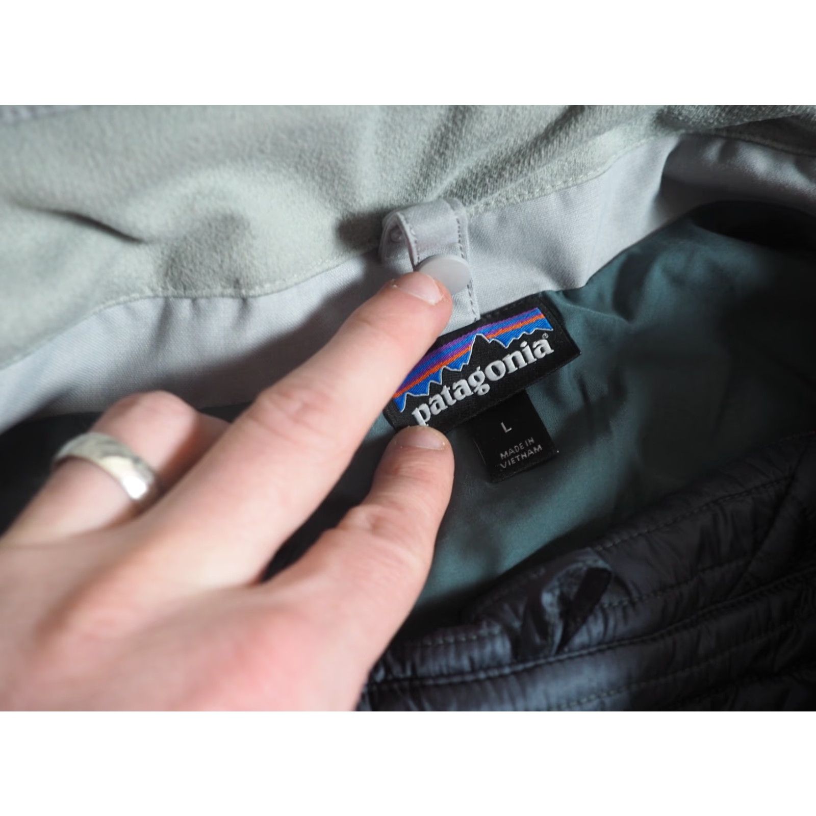 Patagonia Patagonia Jacket Womens L Hooded Gray Parka Coat Puffer City Shell Nylon Zip Winter Fall Vintage No Size L / US 10 / IT 46 - 6 Thumbnail
