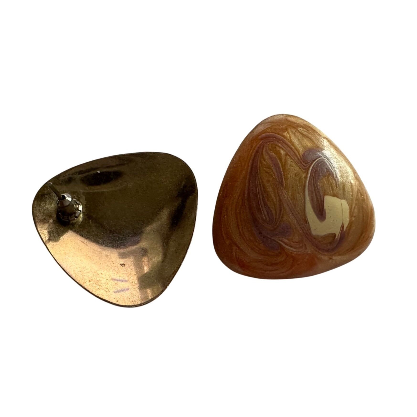 Other Women's Beautiful Triangle Shaped Swirl Design Earrings Size ONE SIZE - 3 Thumbnail