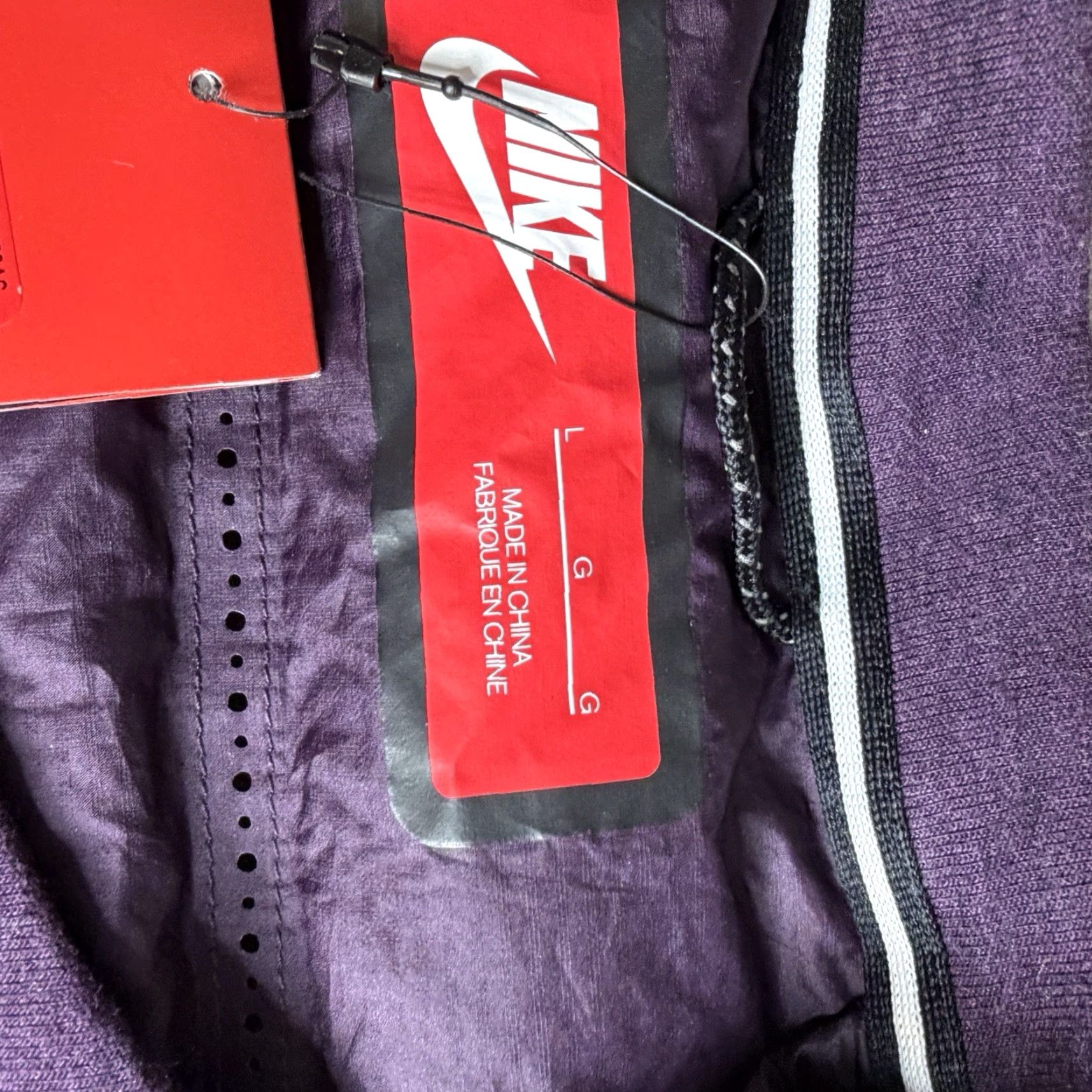 Nike Nike Womens Sweatshirt Large Purple Tech Fleece 800 Down Aeroloft 683935-507 NEW Size L / US 10 / IT 46 - 5 Thumbnail