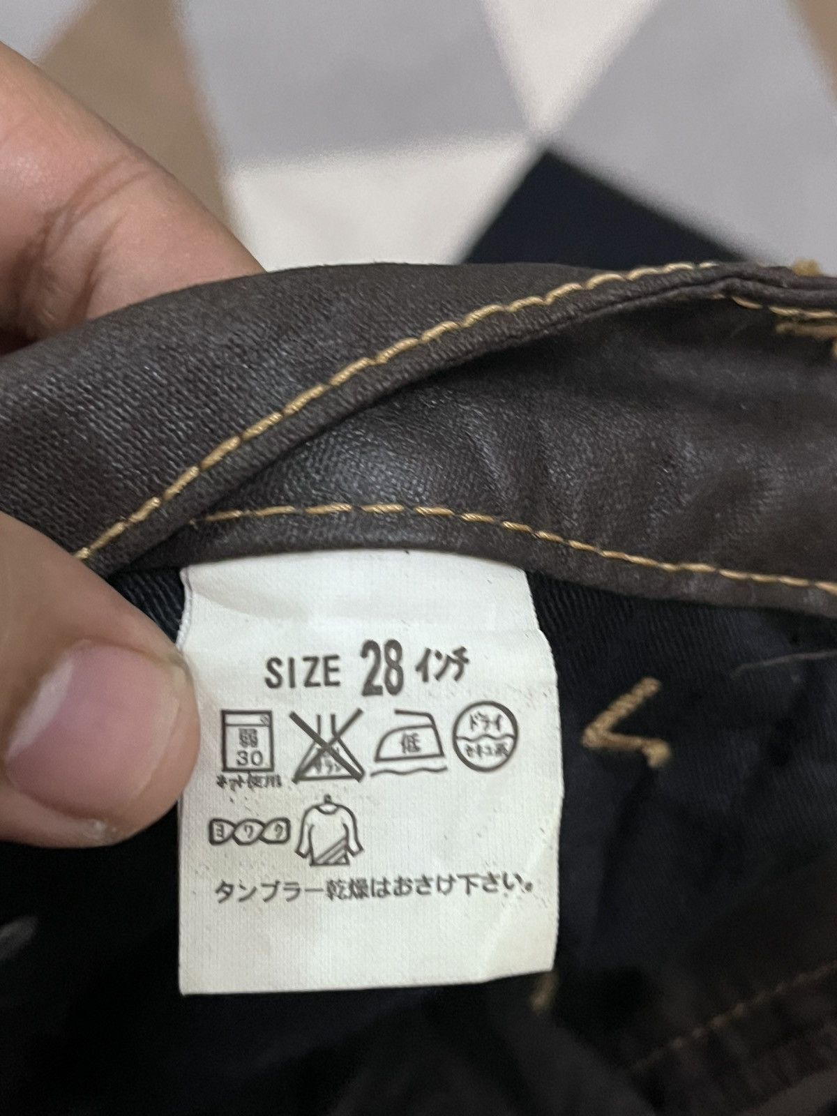 LVC × Levi's × Levi's Vintage Clothing Vintage Levi’s 70’s Flare Leather Style Jeans Size 27" / US 4 / IT 40 - 10 Thumbnail