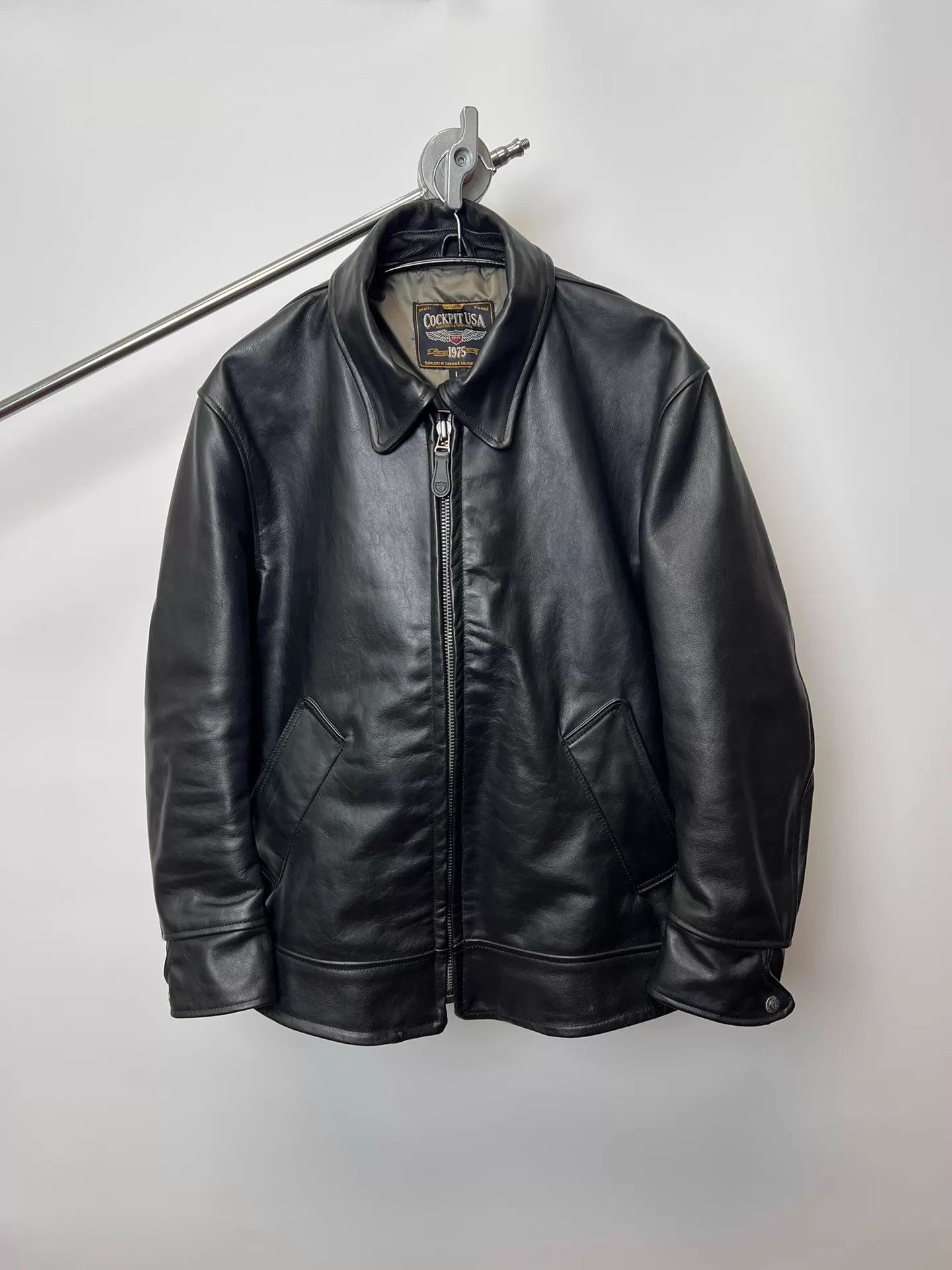 Cockpit USA COCKPIT Tea Core Horsehide Biker Jacket Size US L / EU 52-54 / 3 - 1 Thumbnail