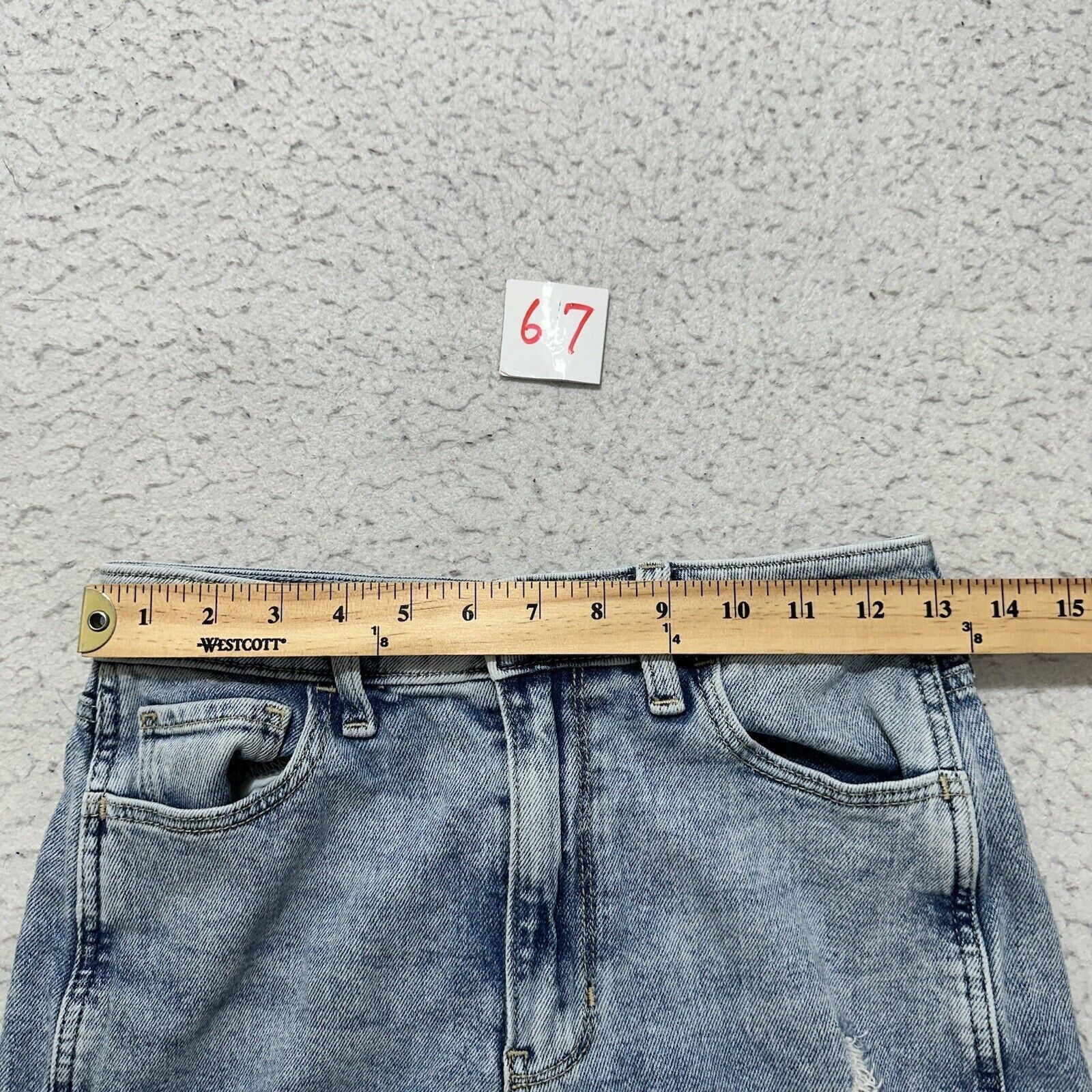 Hollister Hollister Ultra High Rise Mom Jean 25 Blue Distressed Jeans Size 26" / US 2 / IT 38 - 11 Thumbnail