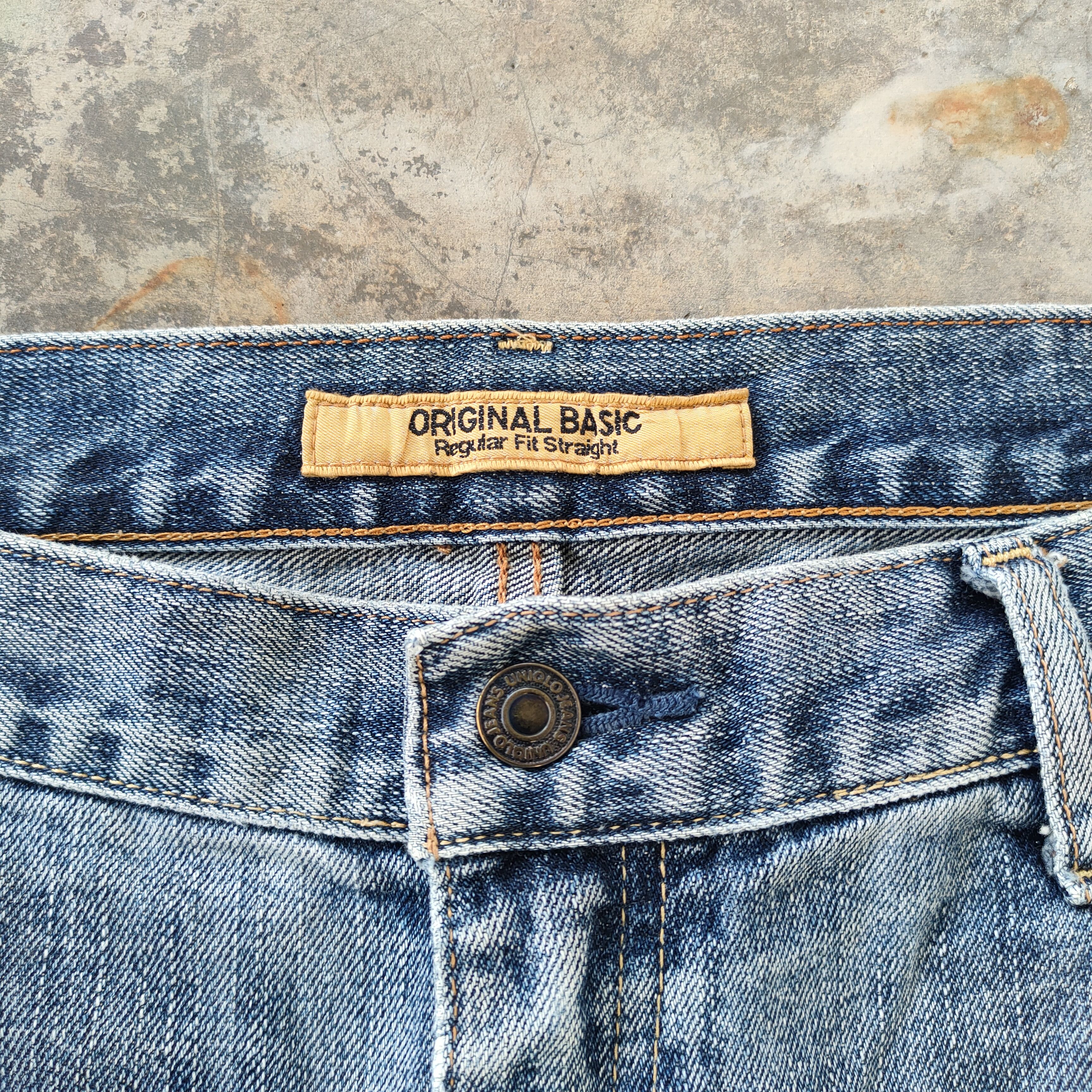 Japanese Brand JAPAN VINTAGE REGULAR FIT STRAIGHT FADED RIPPED JEANS PANTS Size US 38 / EU 54 - 5 Thumbnail
