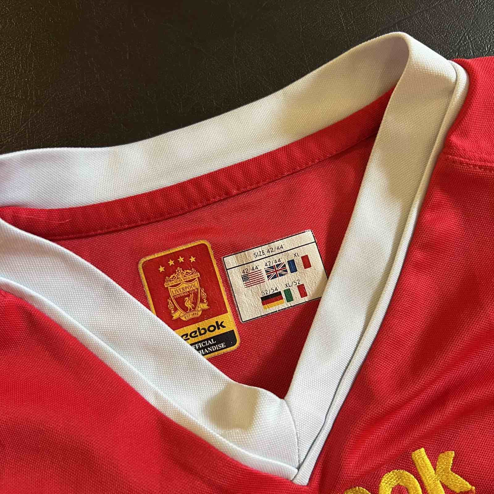 Reebok VTG Liverpool T Shirt Home Kit 2001 Soccer Jersey Sz XL Size US XL / EU 56 / 4 - 5 Thumbnail