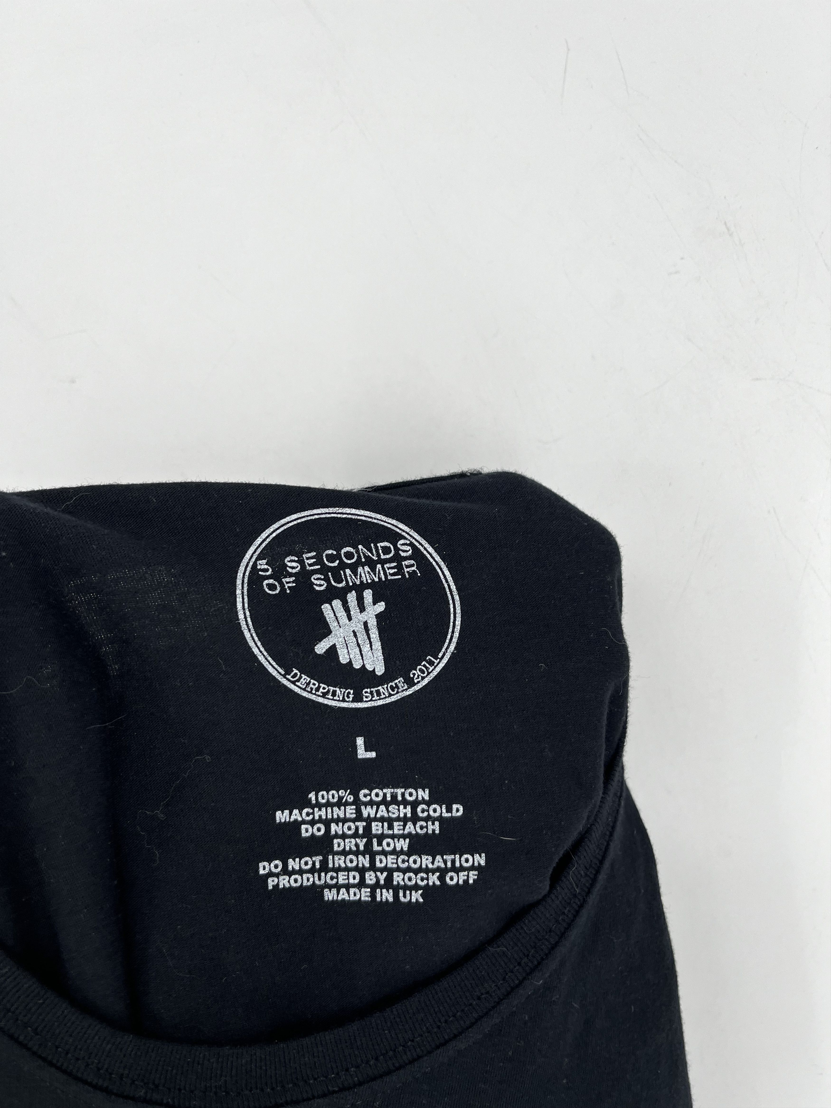 Band Tees 5 Seconds of Summer Rock Out With Your Socks Out Tour 2015 Size L / US 10 / IT 46 - 7 Thumbnail