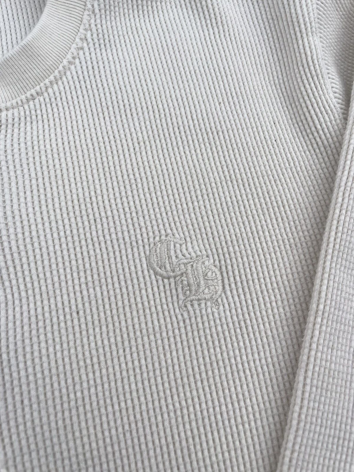 Chrome Hearts Chrome Hearts Logo Embroidered Waffle Henley Half-Sleeve Size US S / EU 44-46 / 1 - 3 Thumbnail