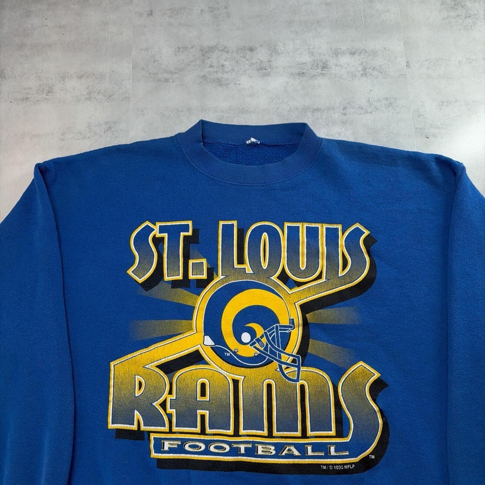 NFL Vintage 1995 St. Louis Rams NFL Football Crewneck Sweatshirt Size US L / EU 52-54 / 3 - 3 Thumbnail
