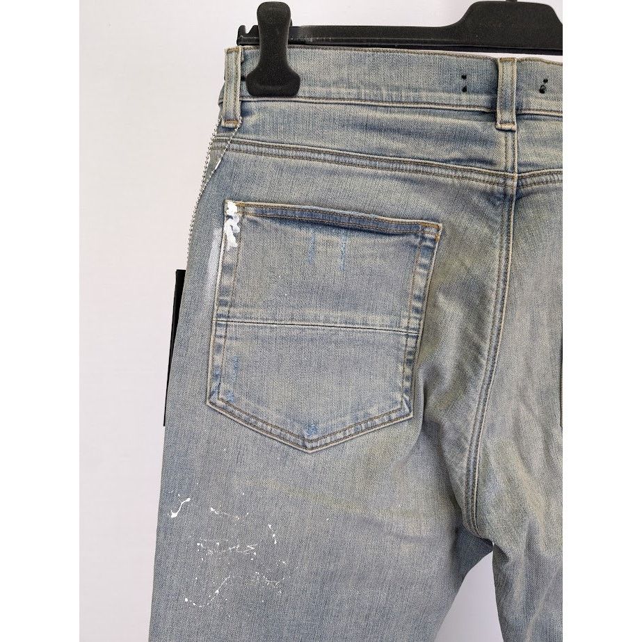 Amiri o1rshd1 MX1 Plaid Jeans in Clay Indigo Size US 36 / EU 52 - 16 Thumbnail