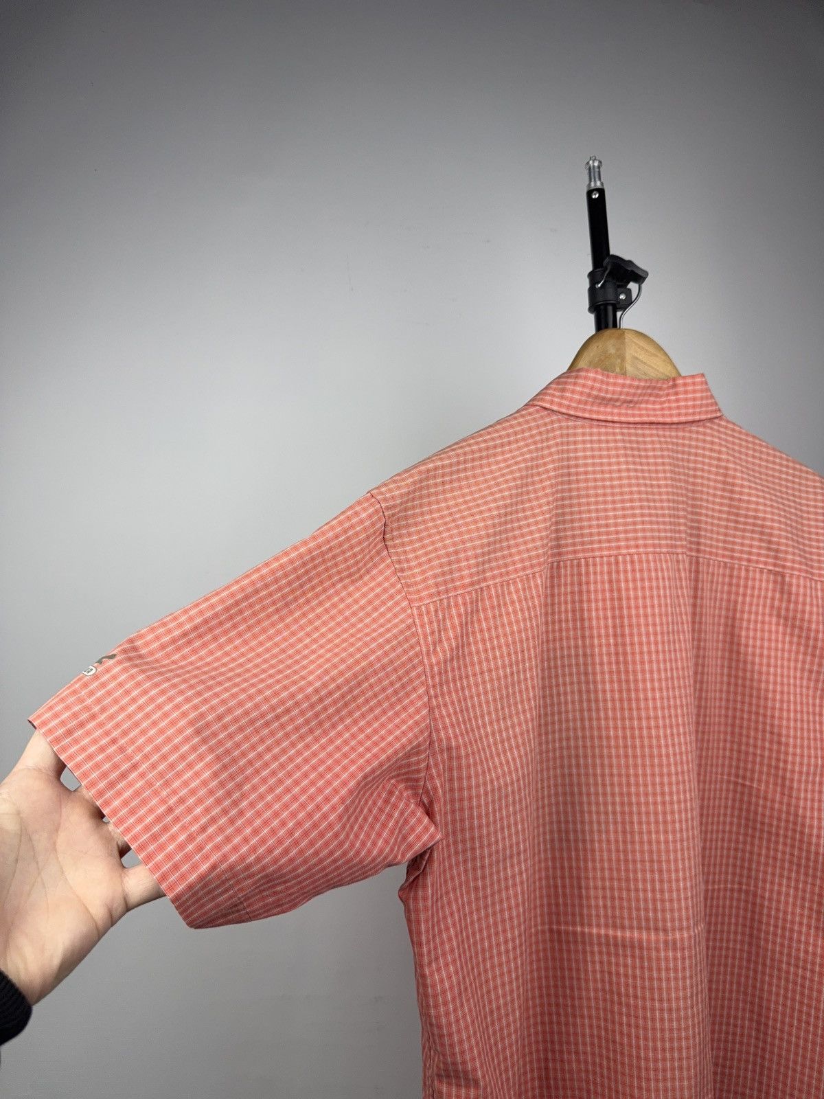 SALEWA Salewa Outdoor Technical Check Shirt Orange Short Sleeve Size US L / EU 52-54 / 3 - 10 Thumbnail