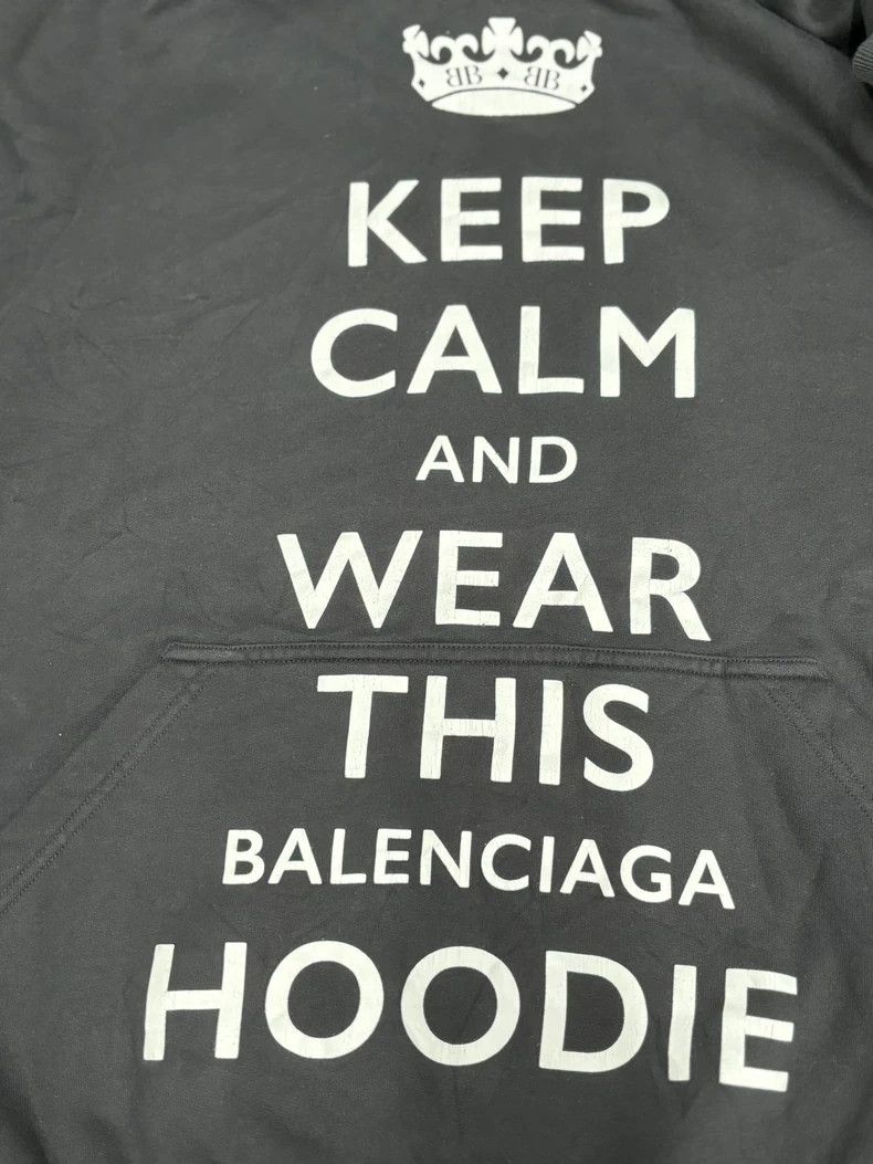 Balenciaga Balenciaga Keep crown monogrammed hoodie sweatshirt Size US XS / EU 42 / 0 - 3 Thumbnail